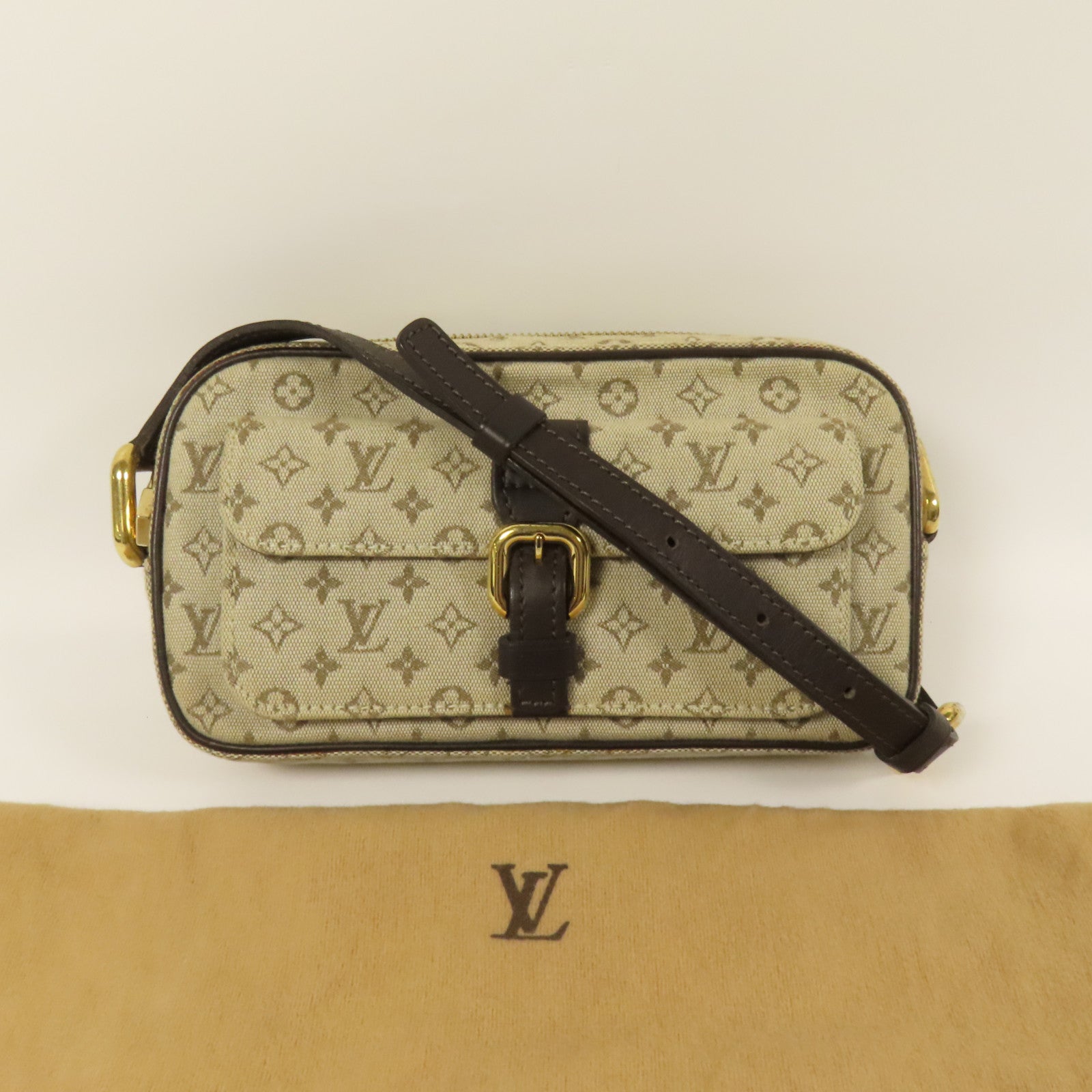 LOUIS VUITTON Monogram Mini Juliet金扣肩背袋