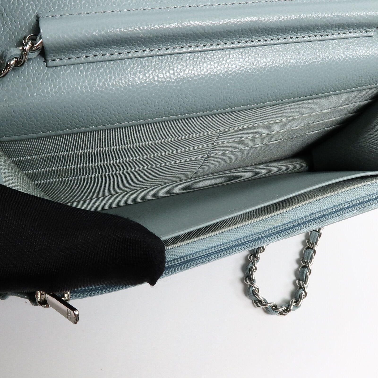 CHANEL 牛皮皮革WOC Wallet On Chain鏈帶肩背袋