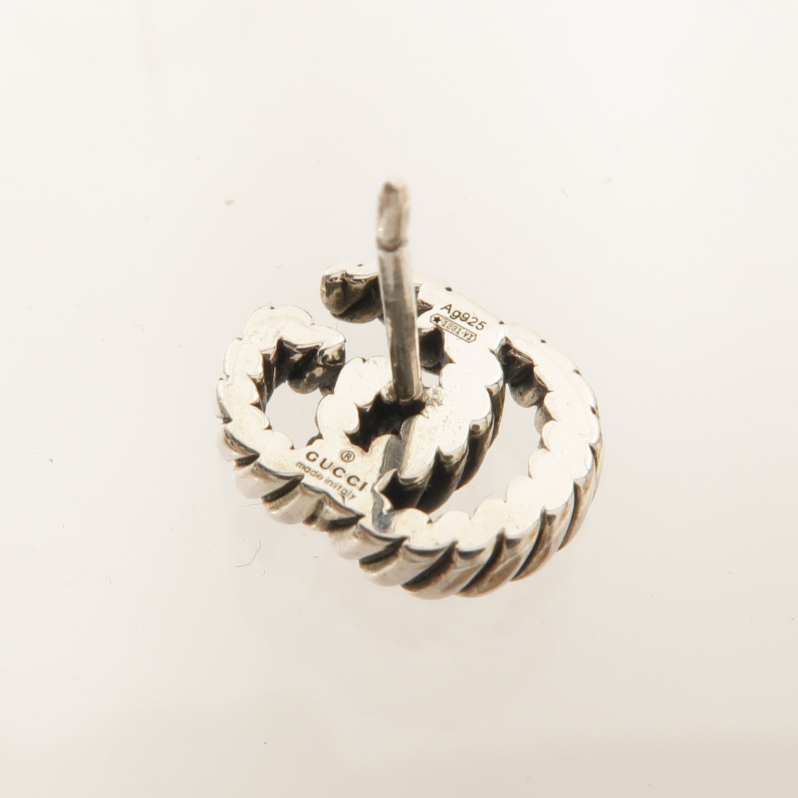 GUCCI 925純銀Marmont Stud Earrings耳環