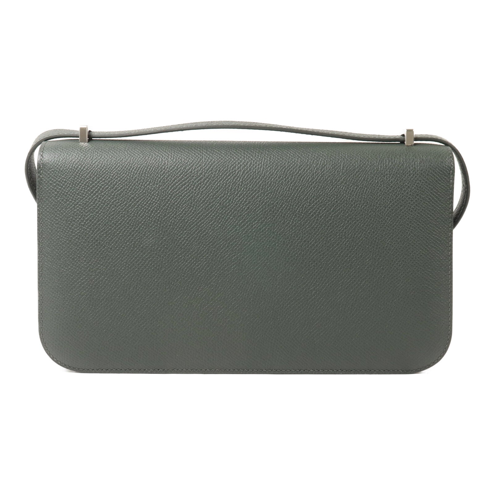 HERMES Epsom皮革Constance Elan肩背袋Vert Mangrove