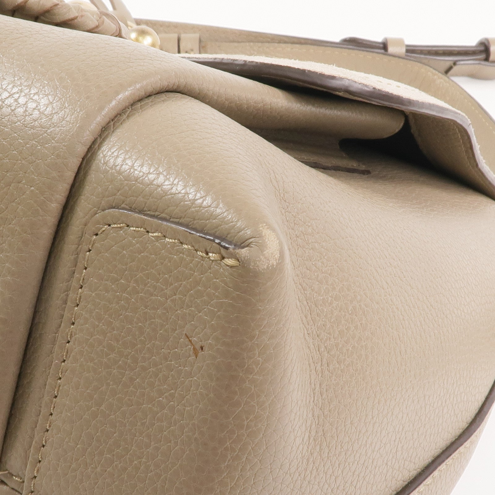 SEE BY CHLOE 牛皮皮革2 Way Shoulder金扣手挽肩背兩用袋