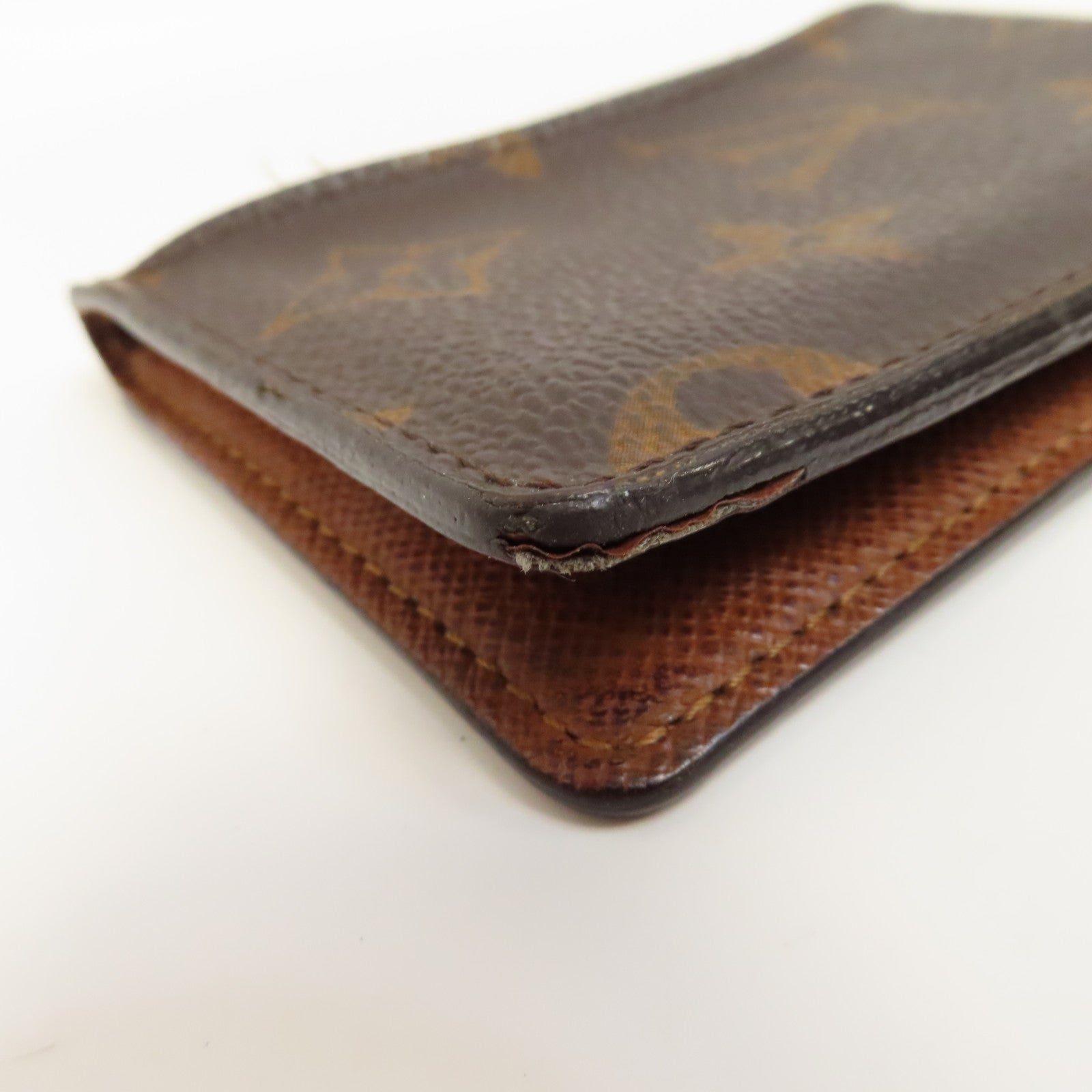 LOUIS VUITTON Monogram Card Case卡片套啡色