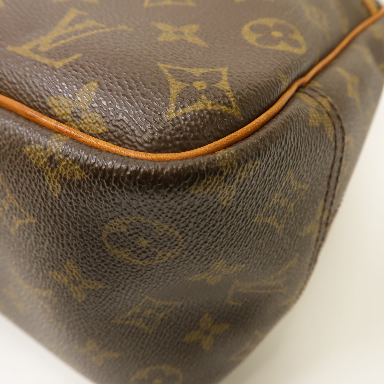 LOUIS VUITTON 【激減優惠】Monogram Hand Bag金扣手挽袋啡色