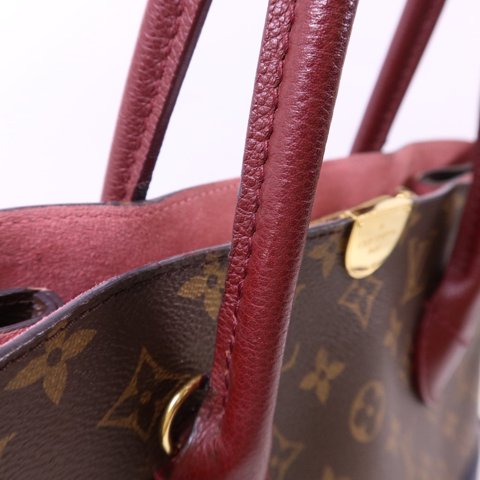 LOUIS VUITTON Monogram Flandrin金扣手挽肩背兩用袋