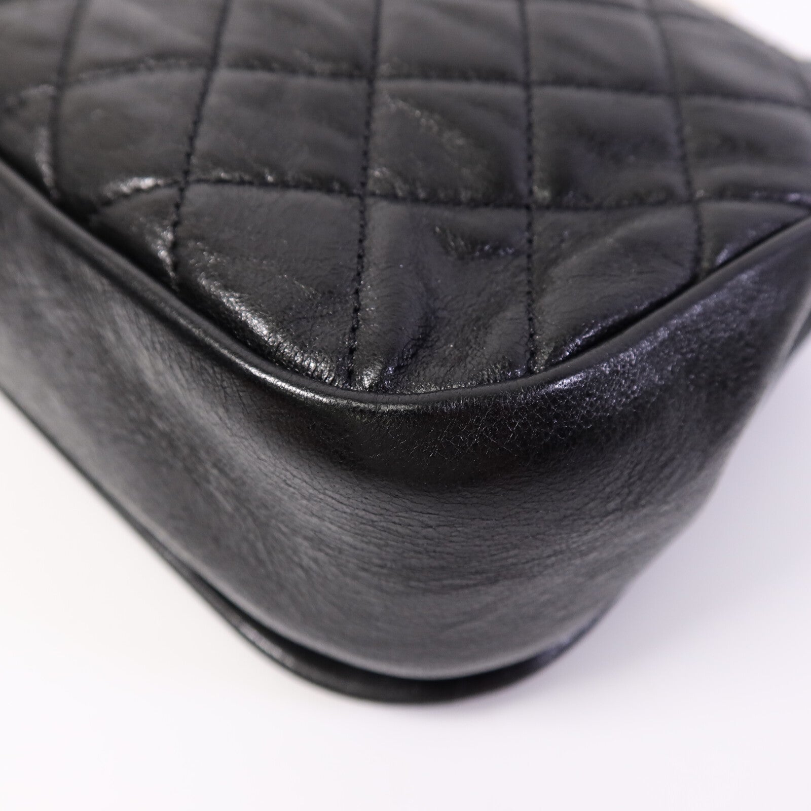 CHANEL 牛皮皮革Bicolor Braided Suddle Flap Bag鏈帶肩背袋