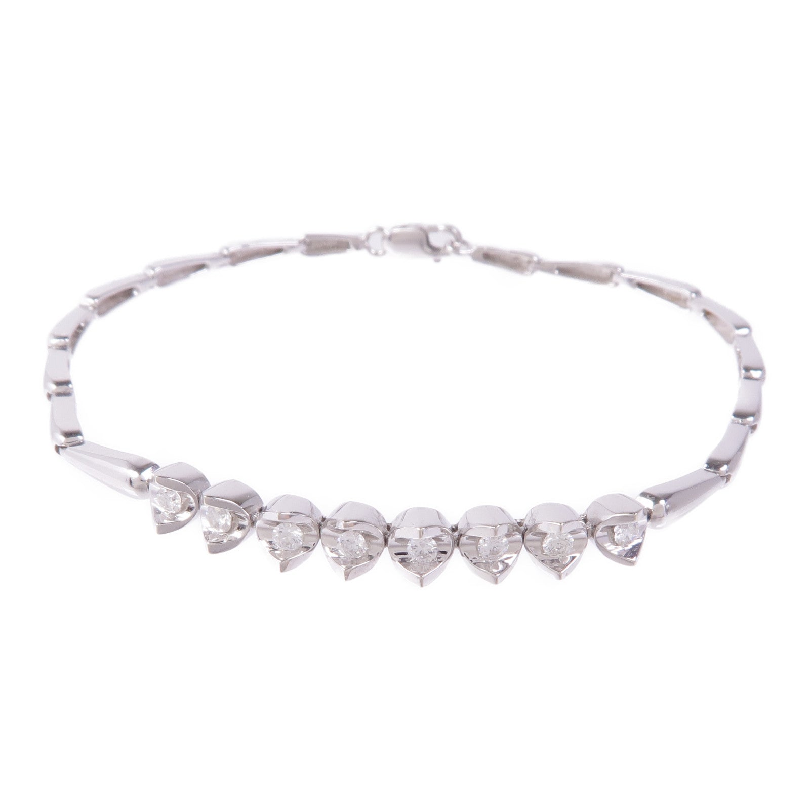 JEWELRY 18K白金Diamond Bracelet鑽石手鏈