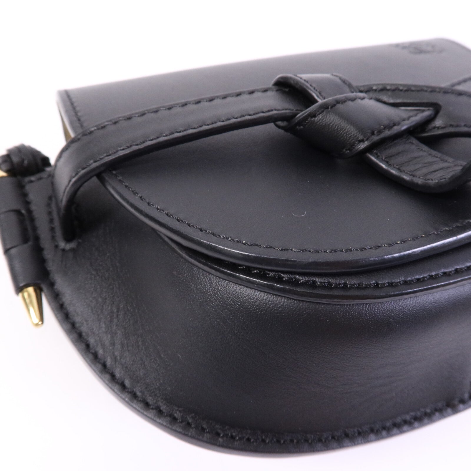 LOEWE 牛皮皮革Mini Gate Dual金扣肩背袋