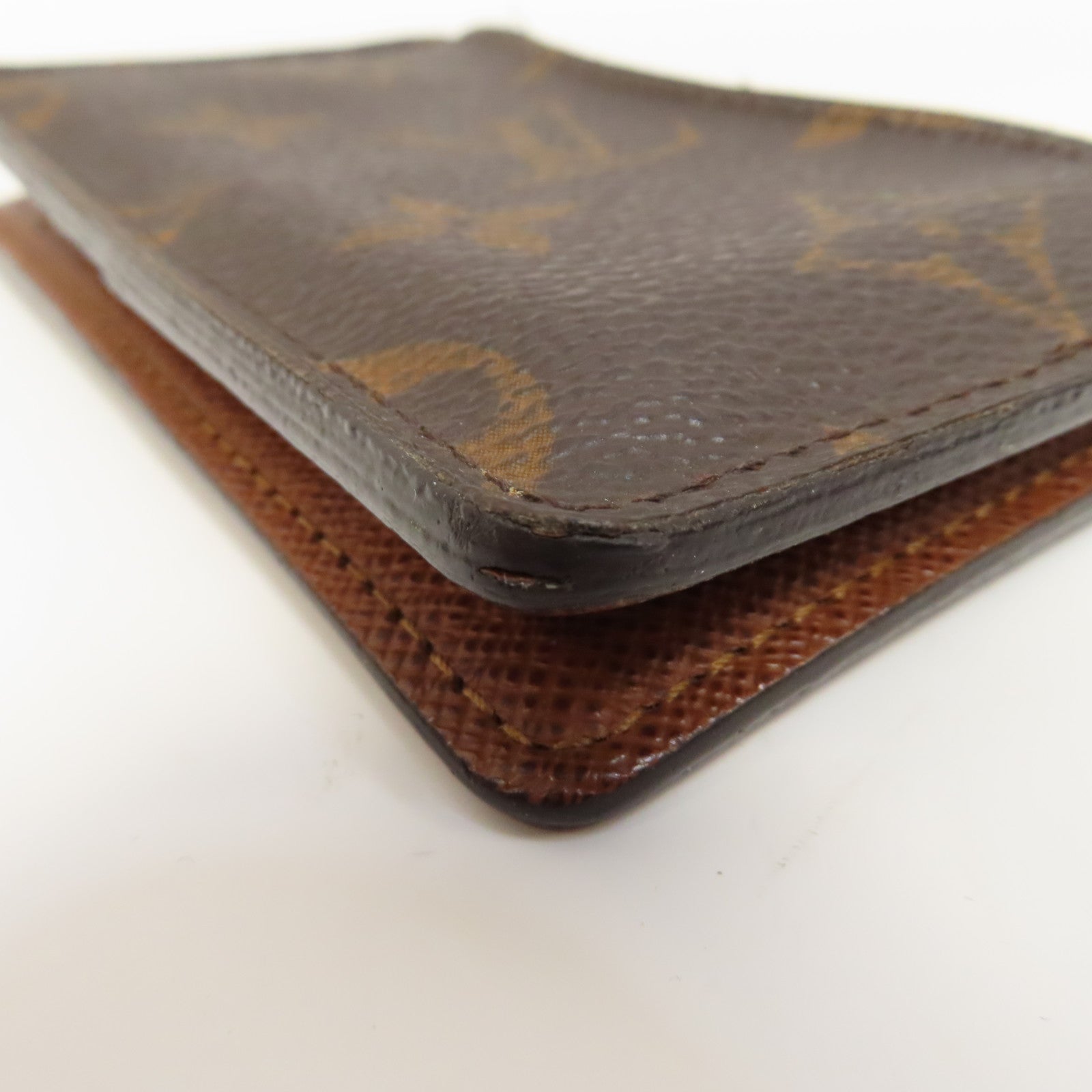 LOUIS VUITTON Monogram Card Case卡片套啡色