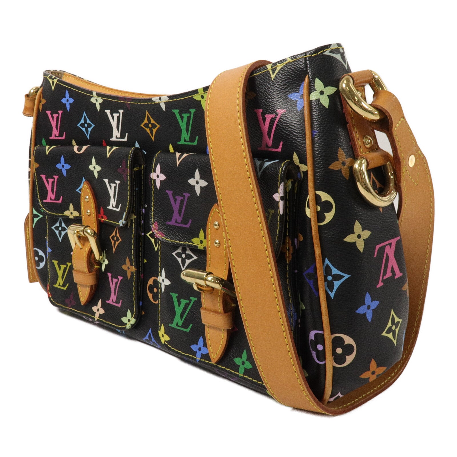 LOUIS VUITTON Monogram Multicolore Ladge GM肩背袋