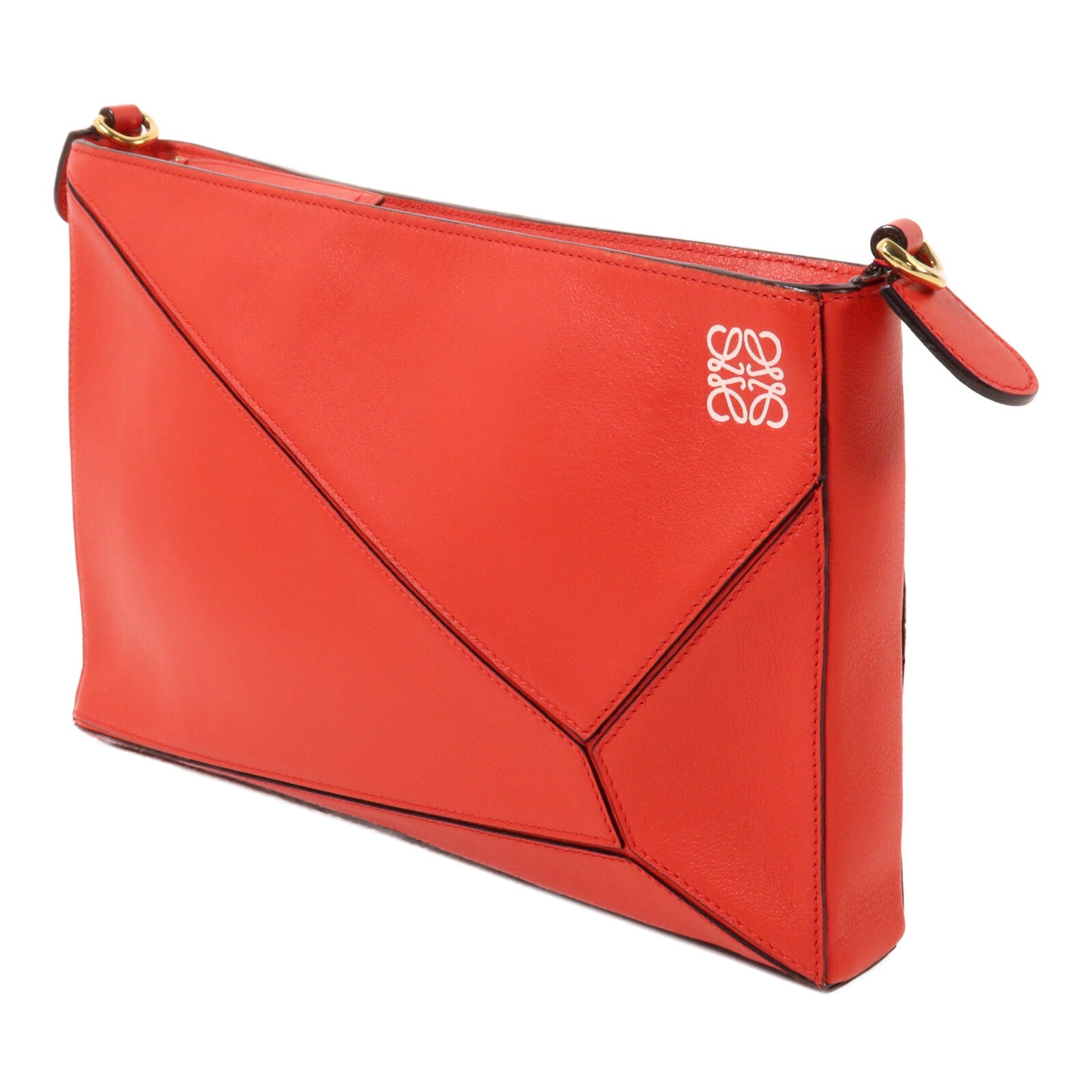 LOEWE 牛皮皮革Puzzle Pochette肩背袋