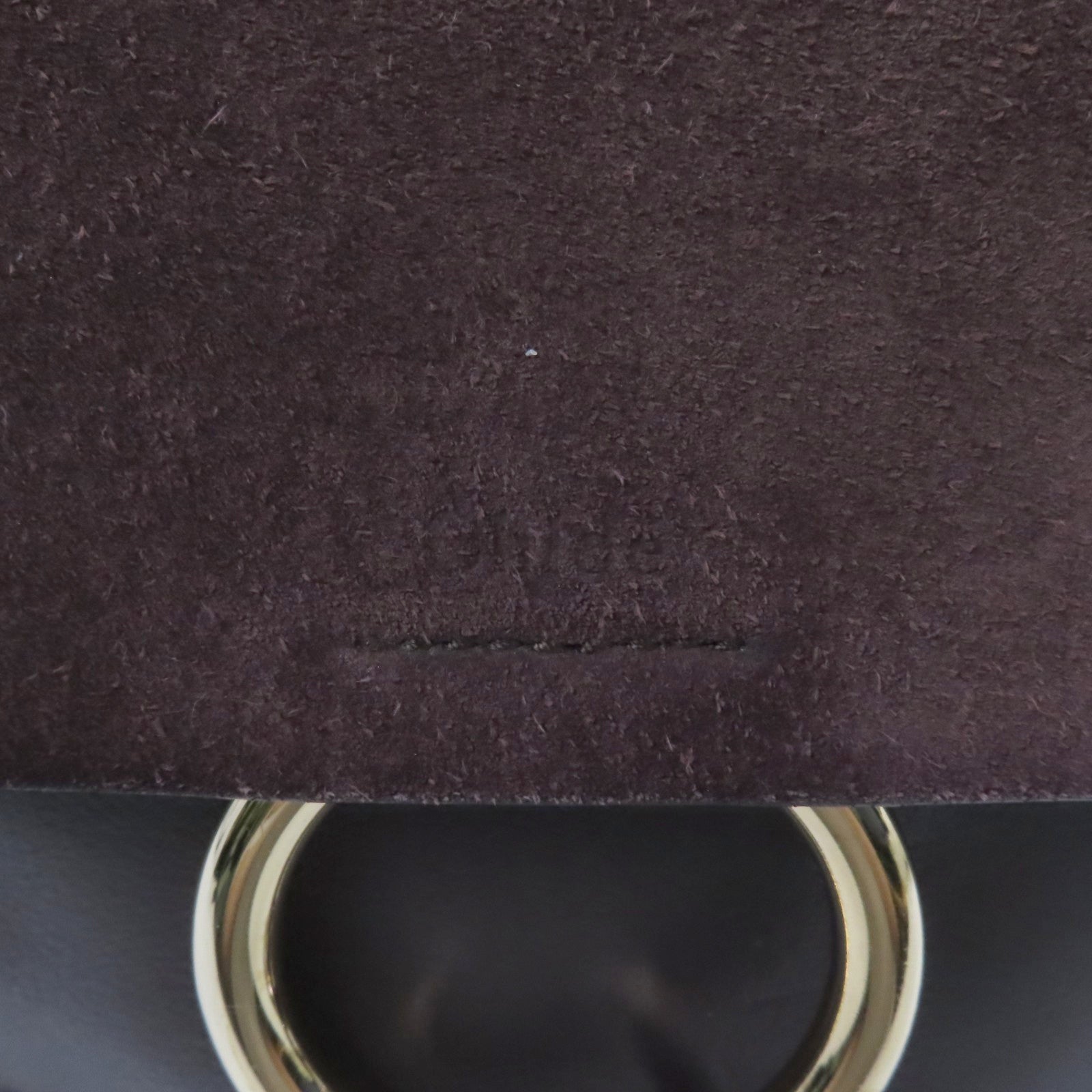 Chloe 牛皮皮革Faye金扣肩背背包兩用袋