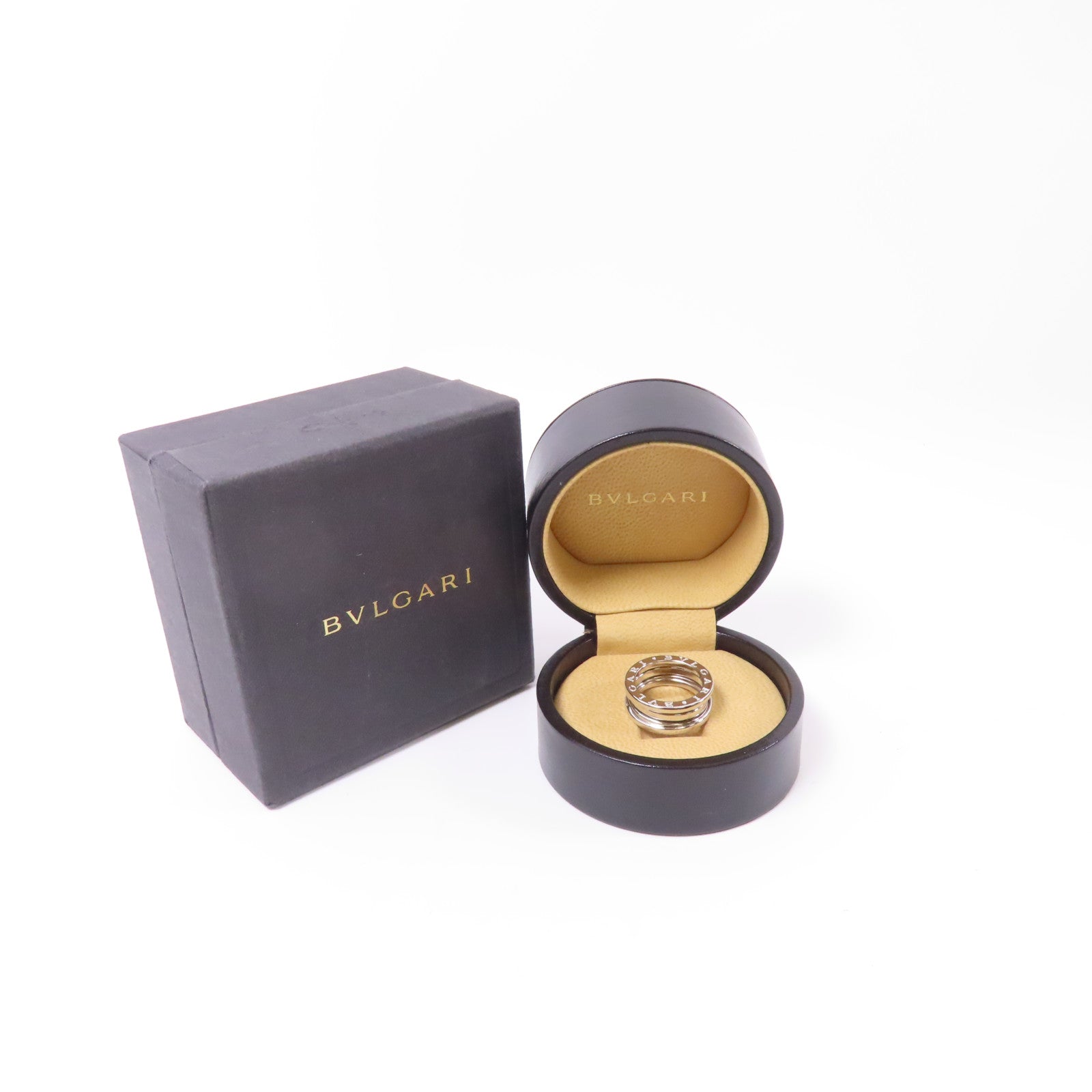 BVLGARI 18K白金B-zero1 Ring戒指Bvlgari#52/US#6