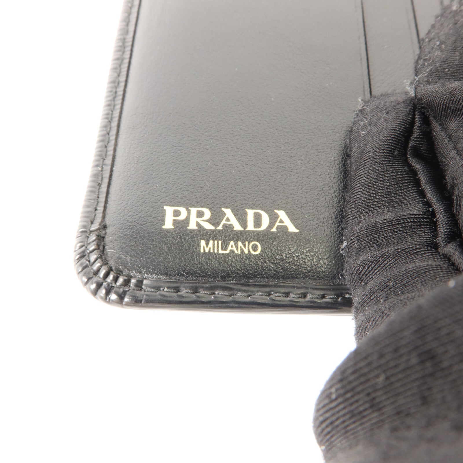 PRADA Saffiano皮革Bifold Wallet錢包