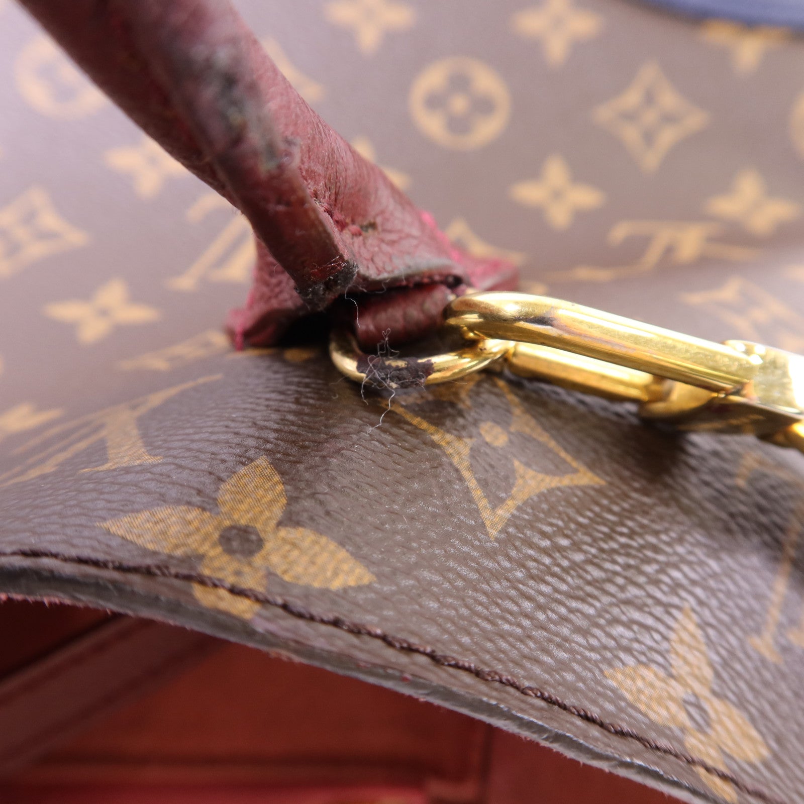 LOUIS VUITTON Monogram Flandrin金扣手挽肩背兩用袋