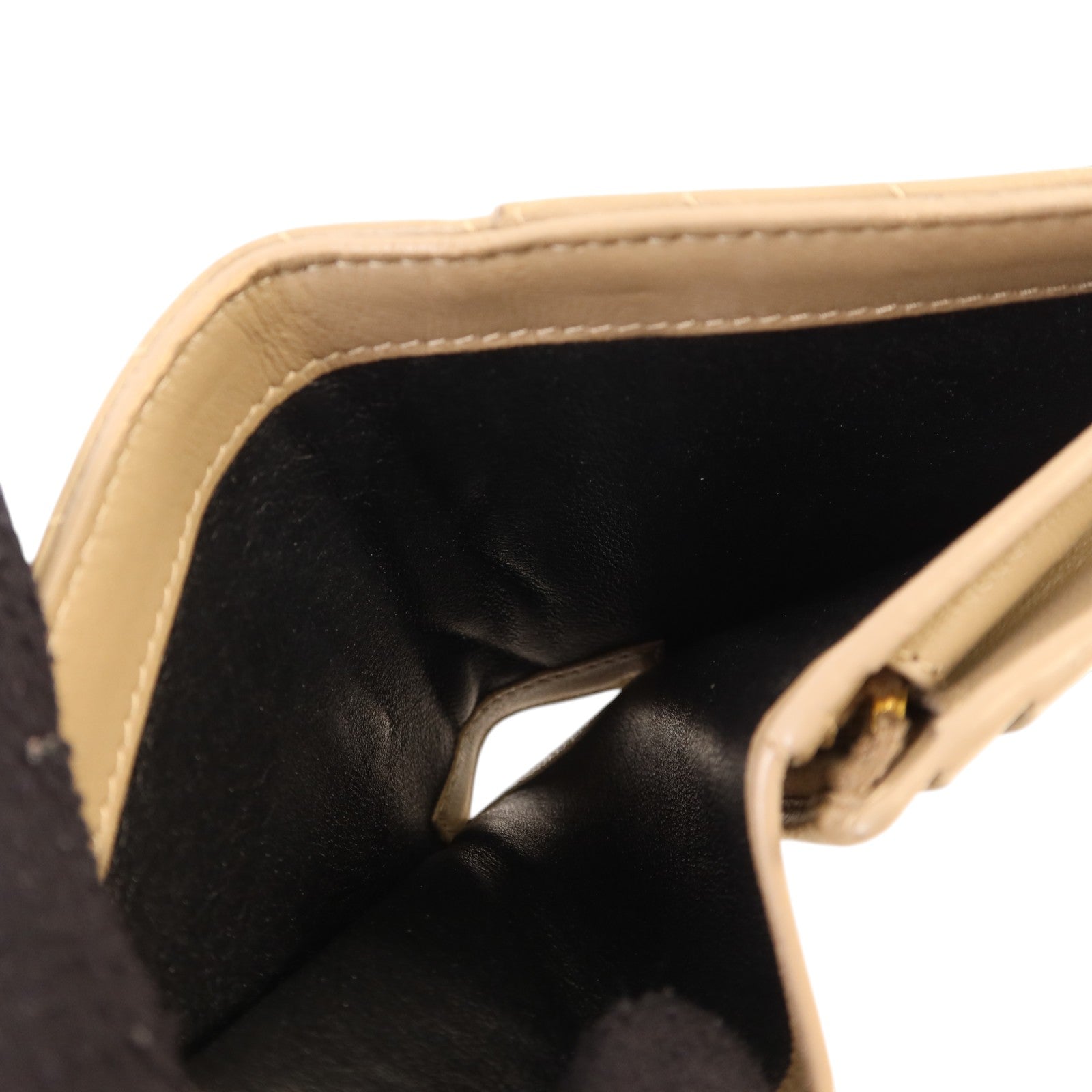 SAINT LAURENT 羊皮皮革Wallet金扣錢包