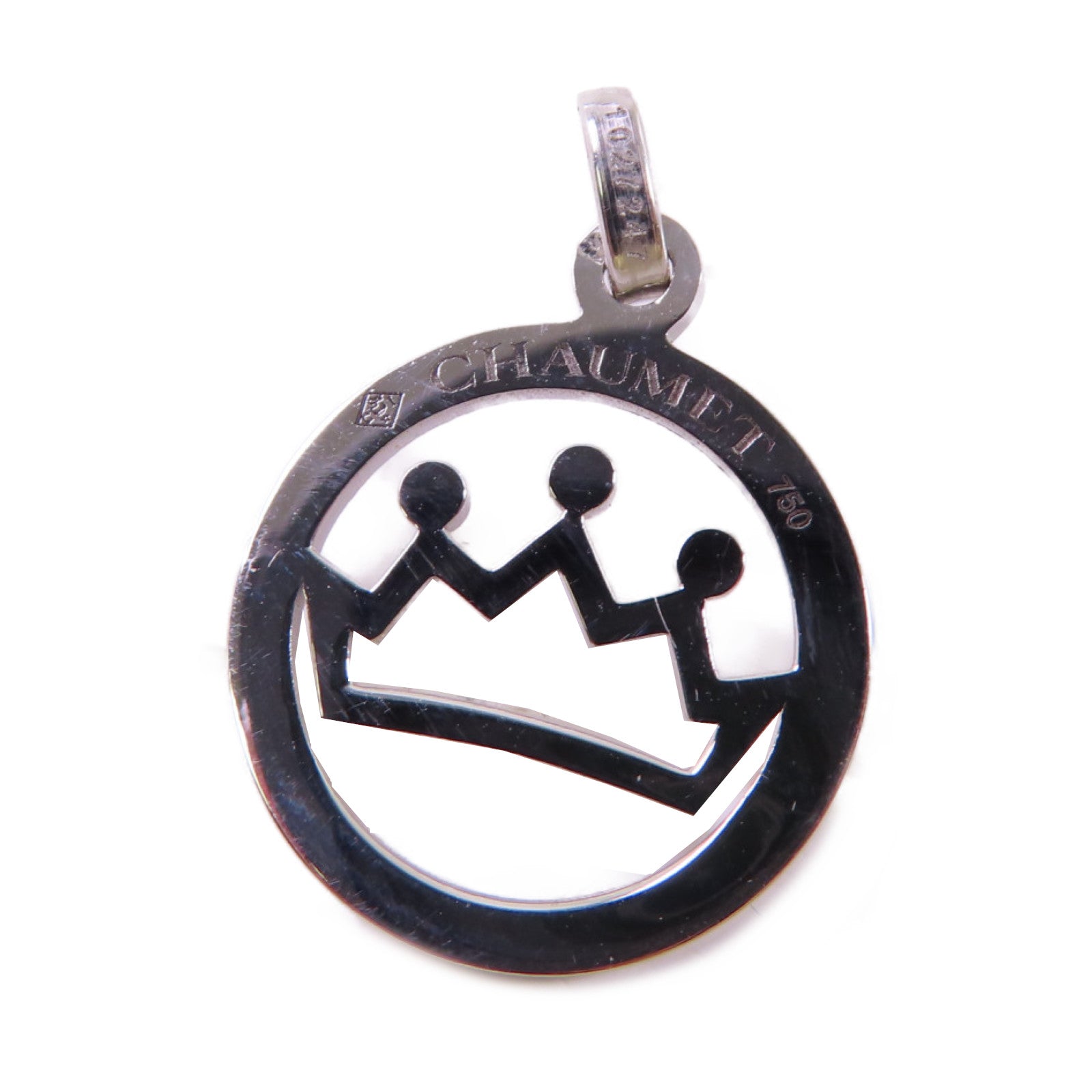 Chaumet 18K白金/鑽石Diamond Pendant Top吊墜頭扣