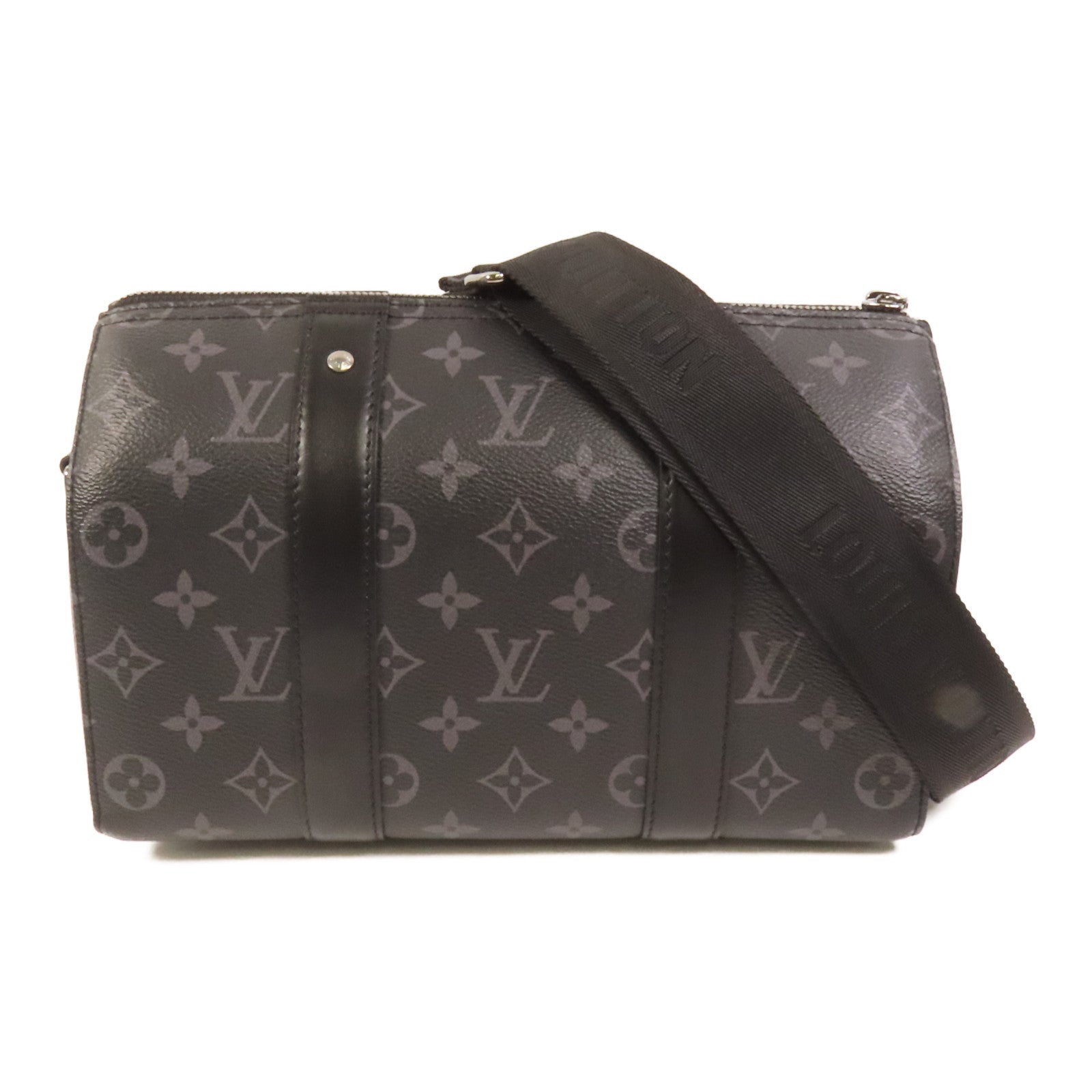 LOUIS VUITTON Monogram Eclipse City Keepall肩背袋