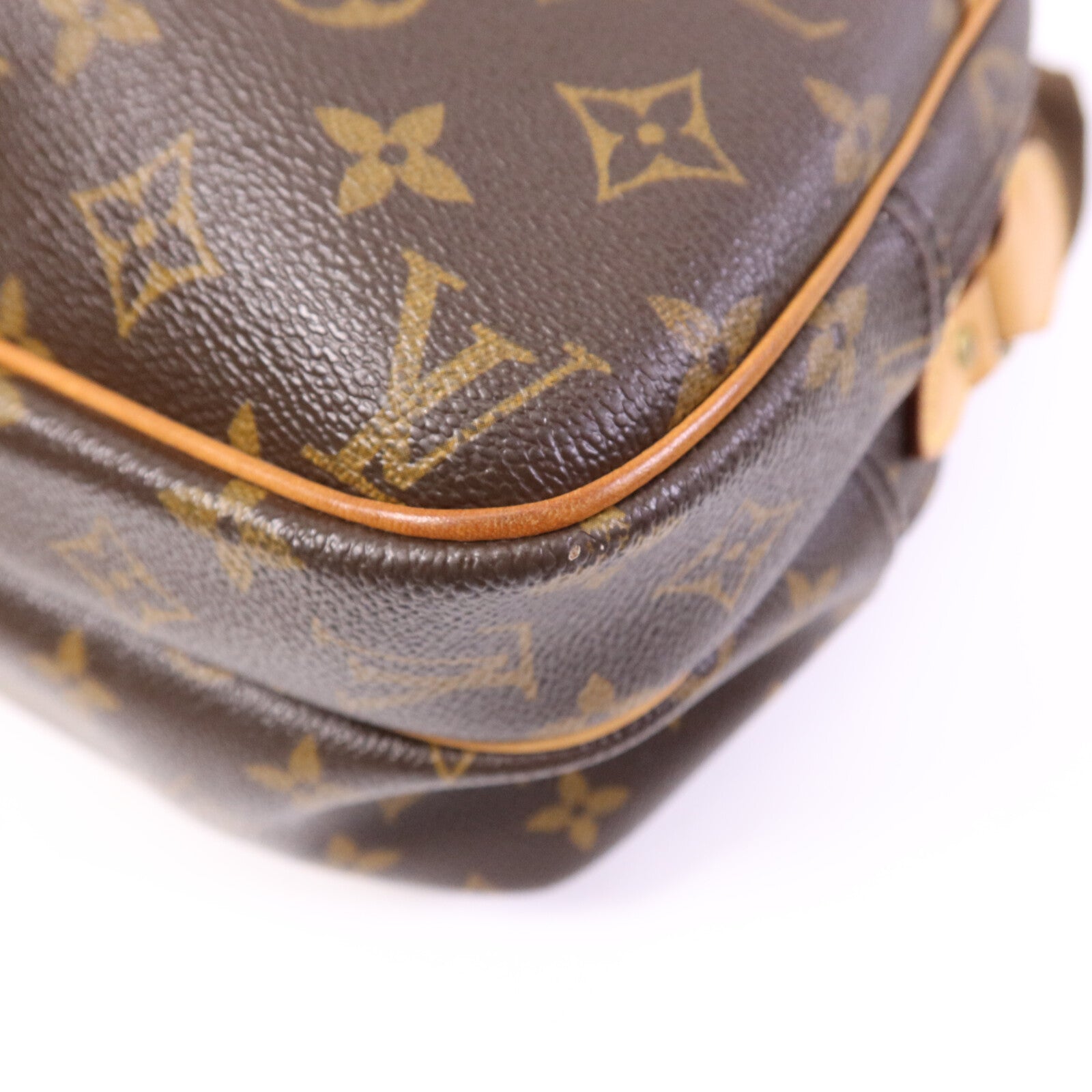 LOUIS VUITTON Monogram Reporter PM金扣肩背袋