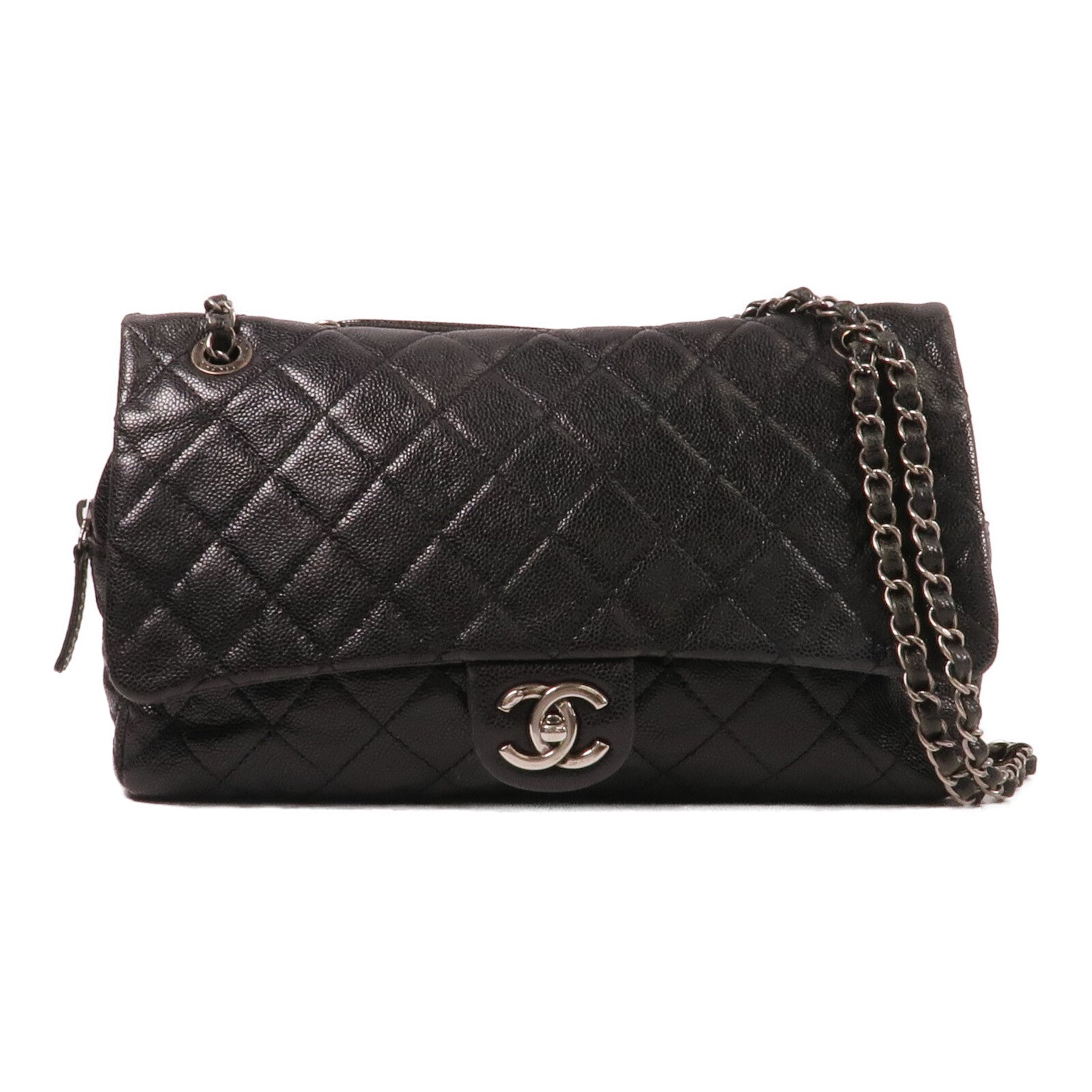 CHANEL 牛皮皮革Chain Shoulder鏈帶肩背袋