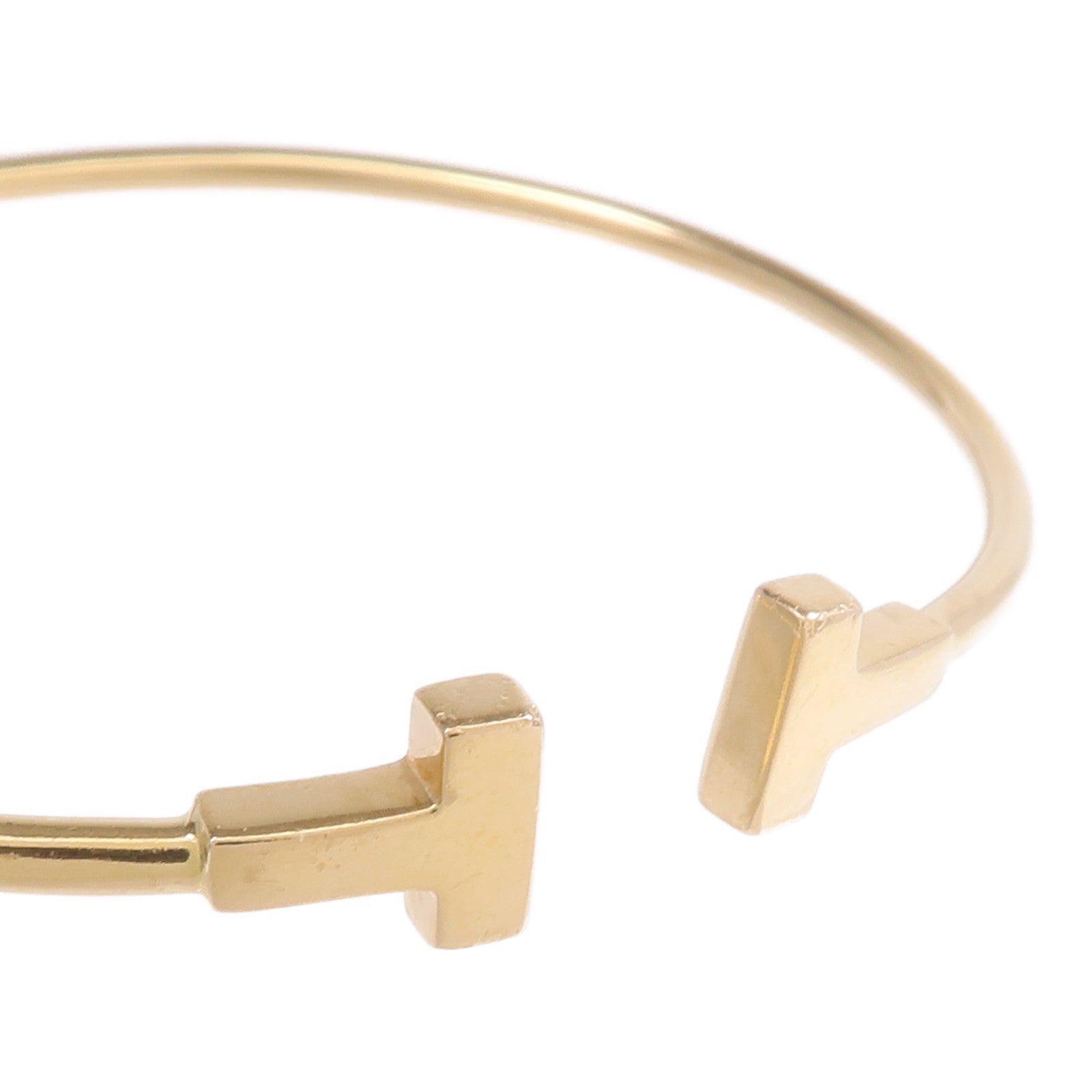 TIFFANY＆CO 18K黃金T Wire Bracelet手鐲