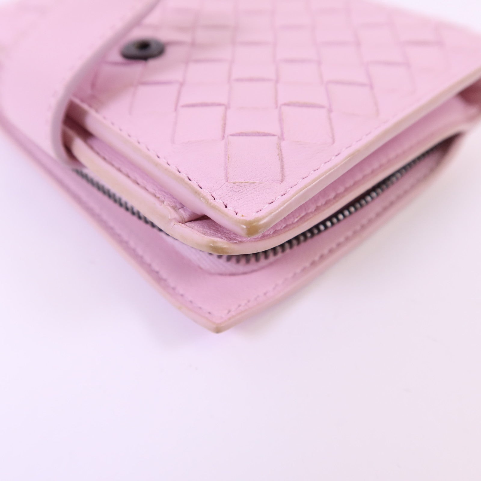 BOTTEGA VENETA 【激減優惠】羊皮皮革Bifold Wallet錢包
