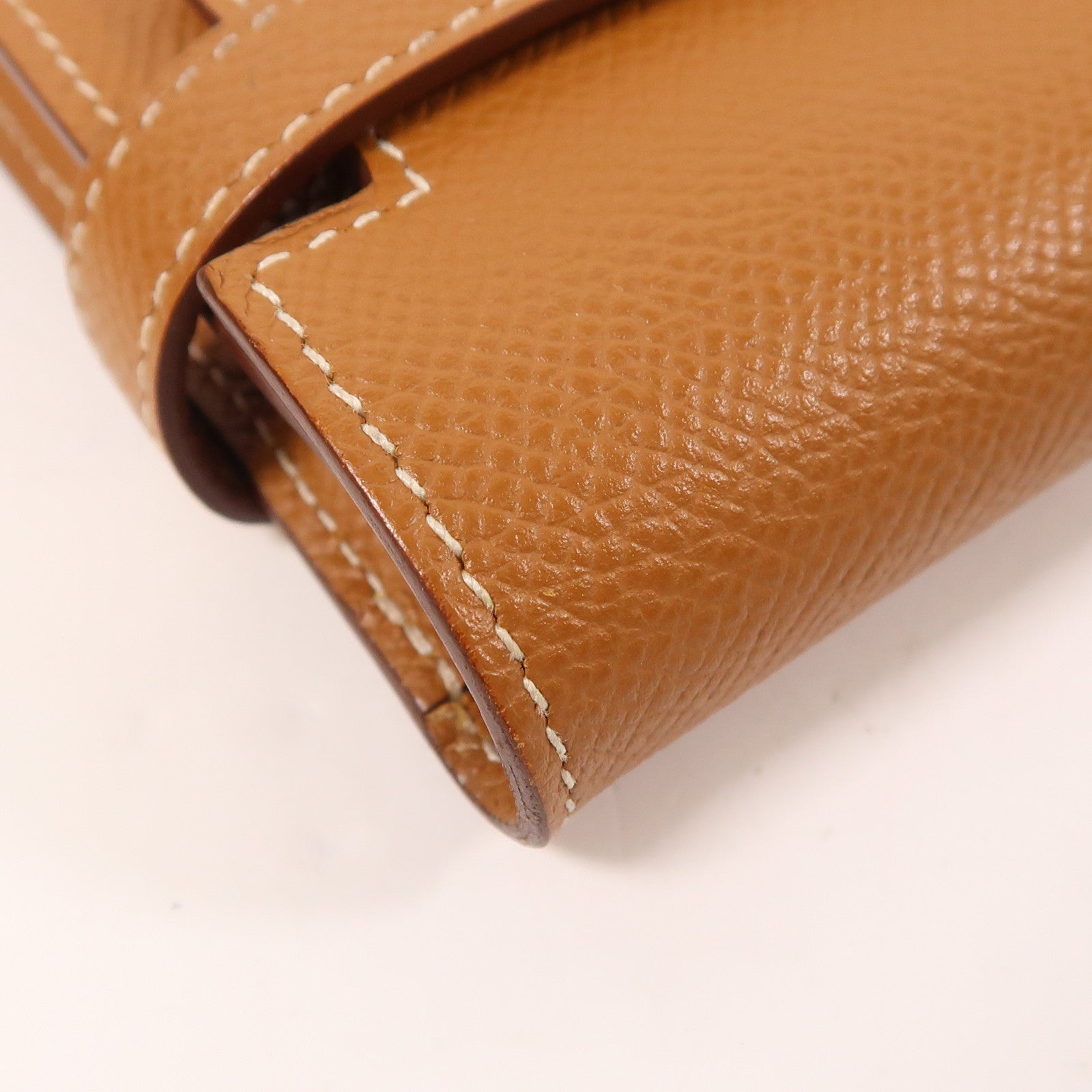 HERMES Epsom皮革Kelly Long Wallet銀扣長錢包