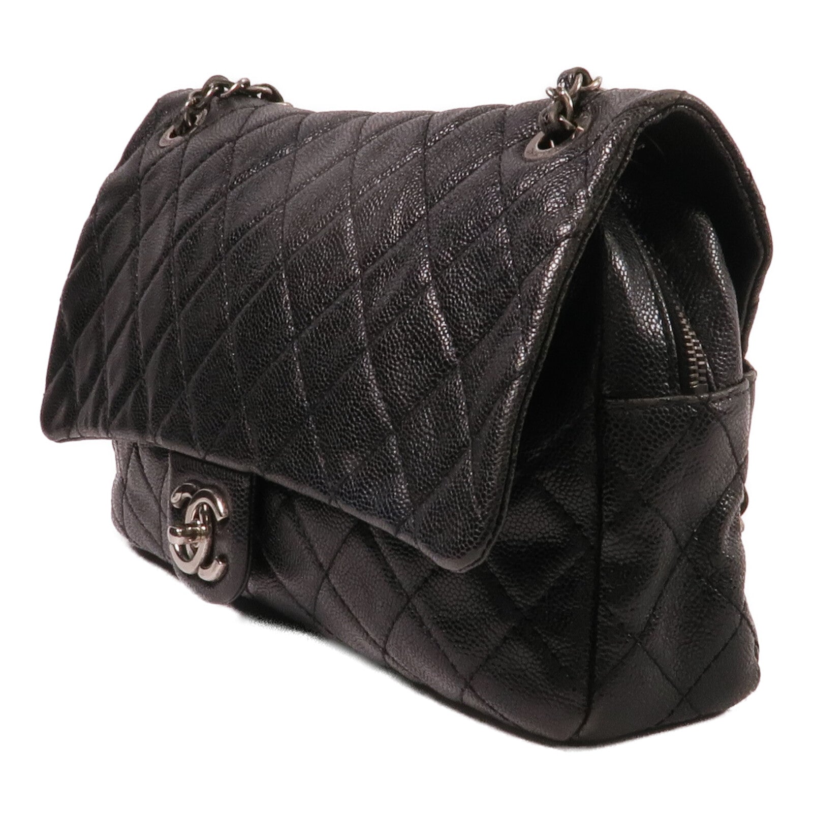 CHANEL 牛皮皮革Chain Shoulder鏈帶肩背袋
