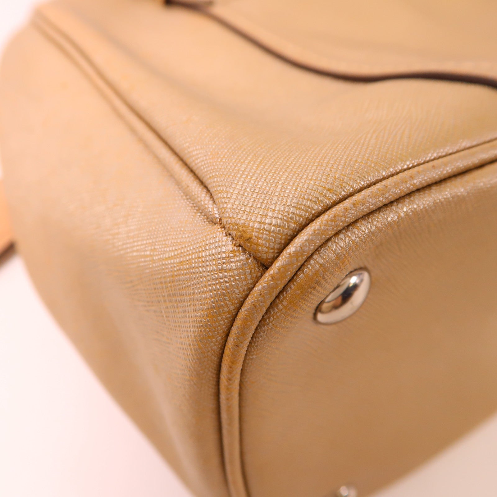 COACH 皮革Shoulder Bag銀扣肩背袋