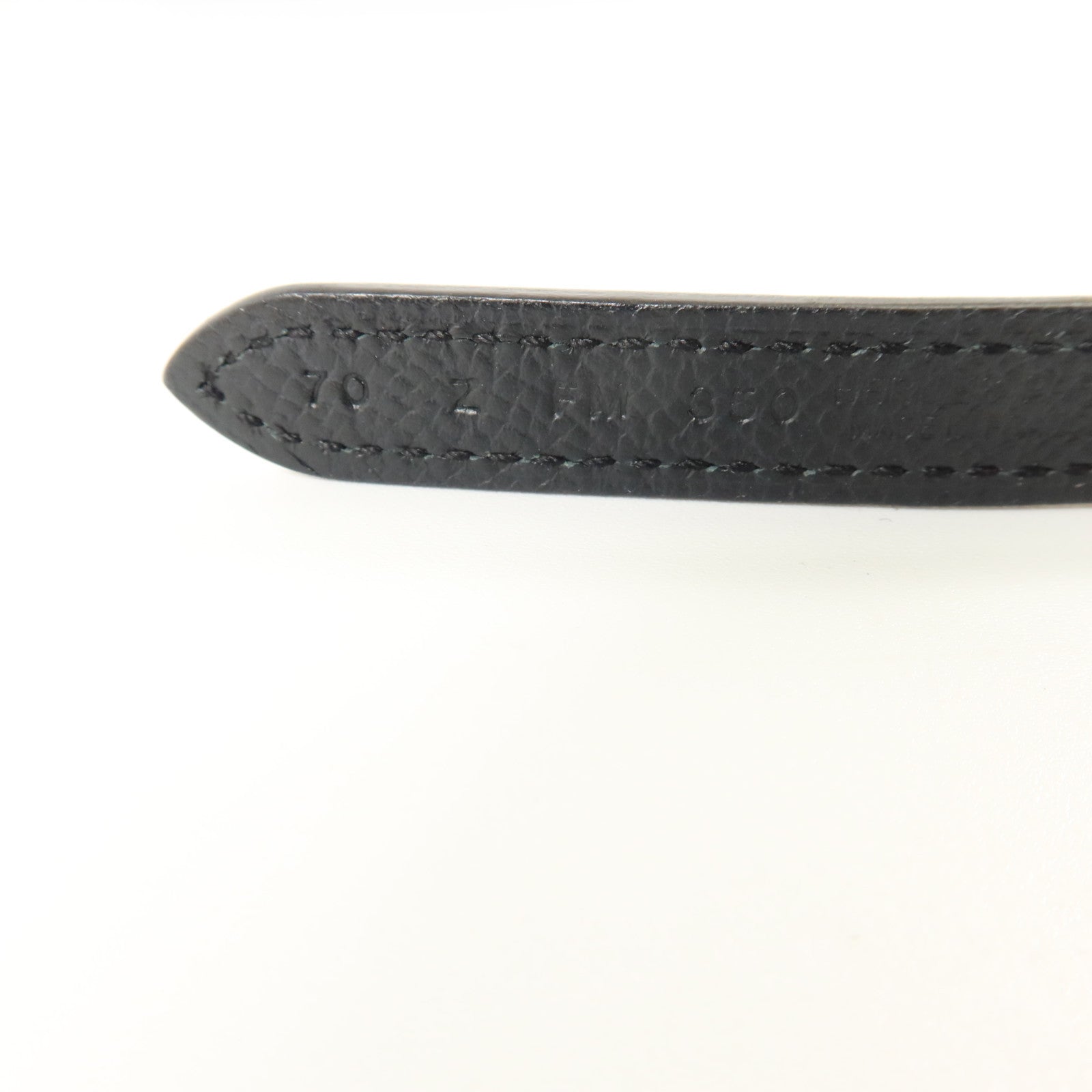HERMES Epsomp皮革Boucleries Belt 70cm金扣皮帶