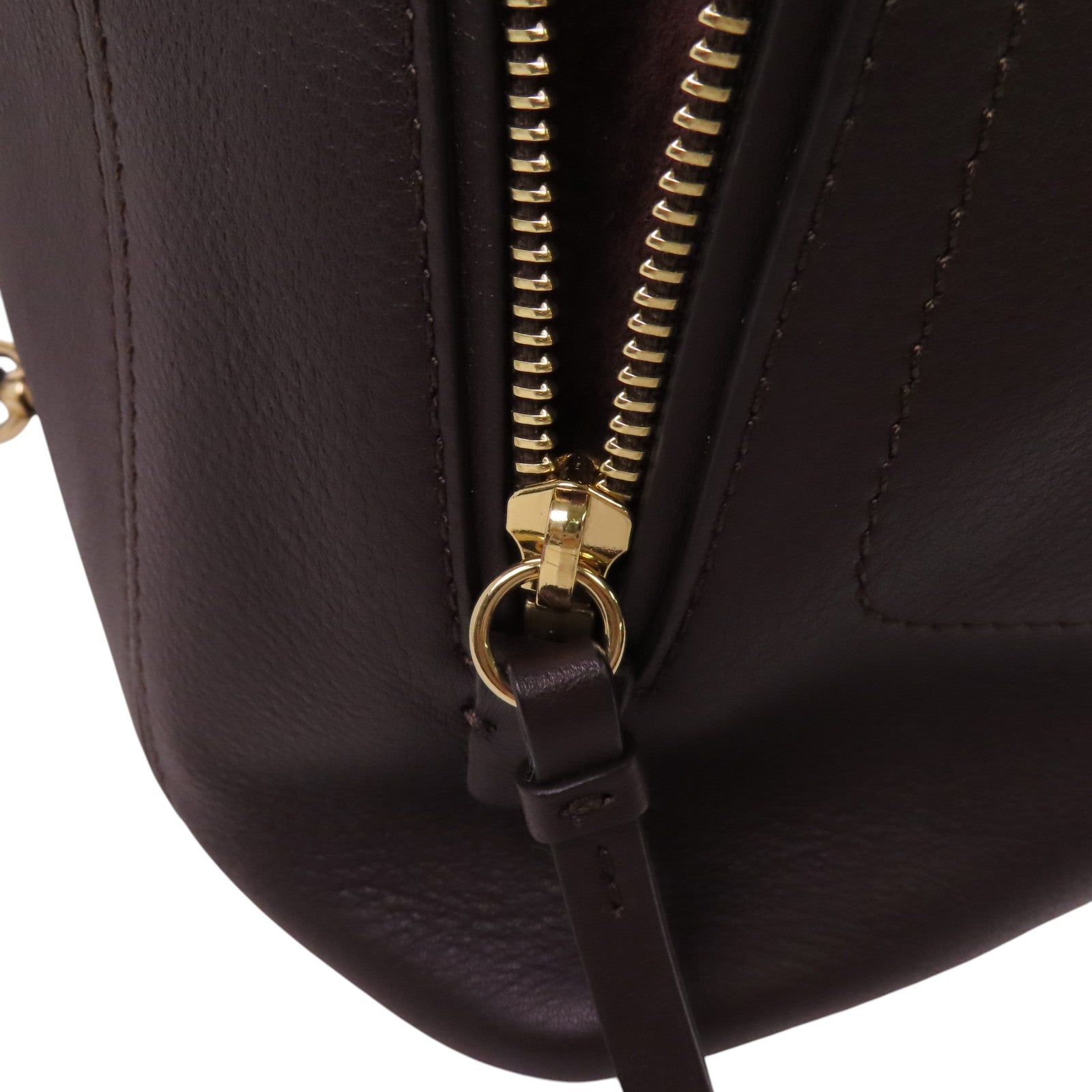 Chloe 牛皮皮革Faye金扣肩背背包兩用袋