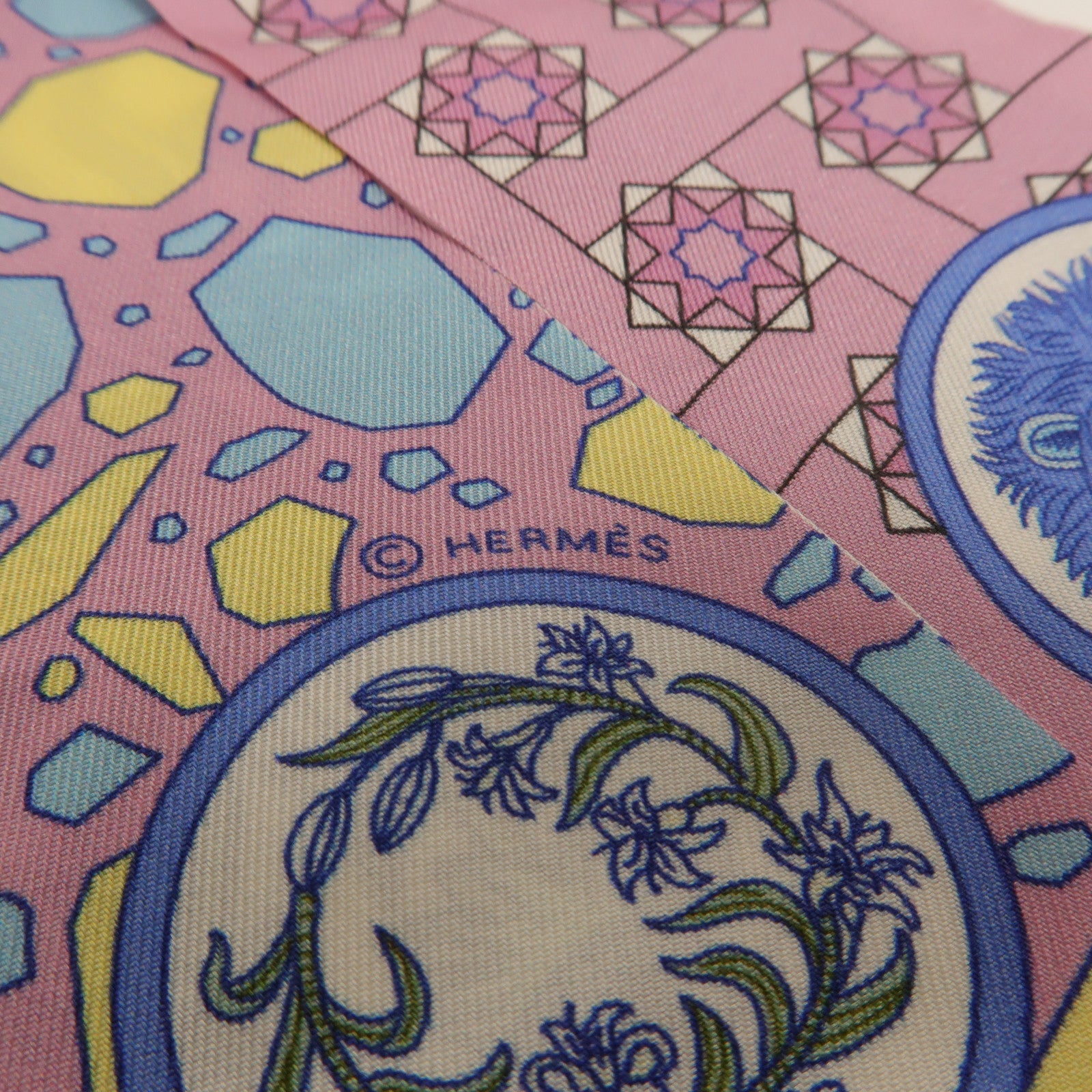 HERMES 絲質Twilly絲巾
