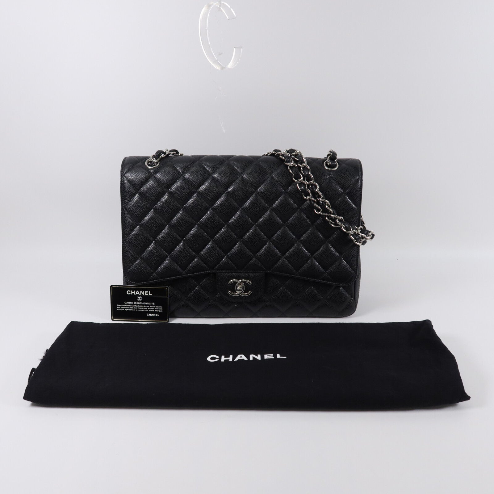 CHANEL Maxi Classic鏈帶肩背袋