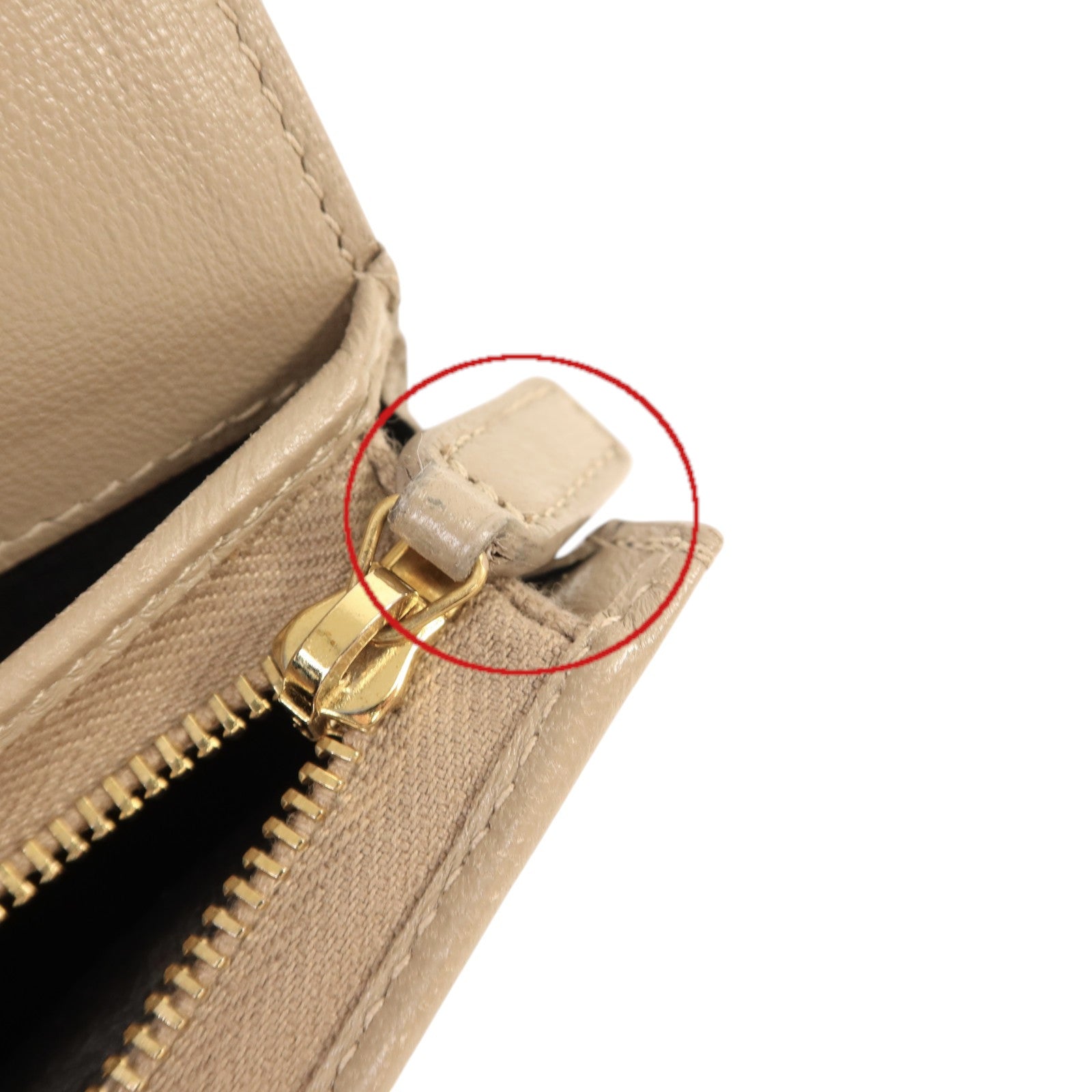 SAINT LAURENT 羊皮皮革Wallet金扣錢包