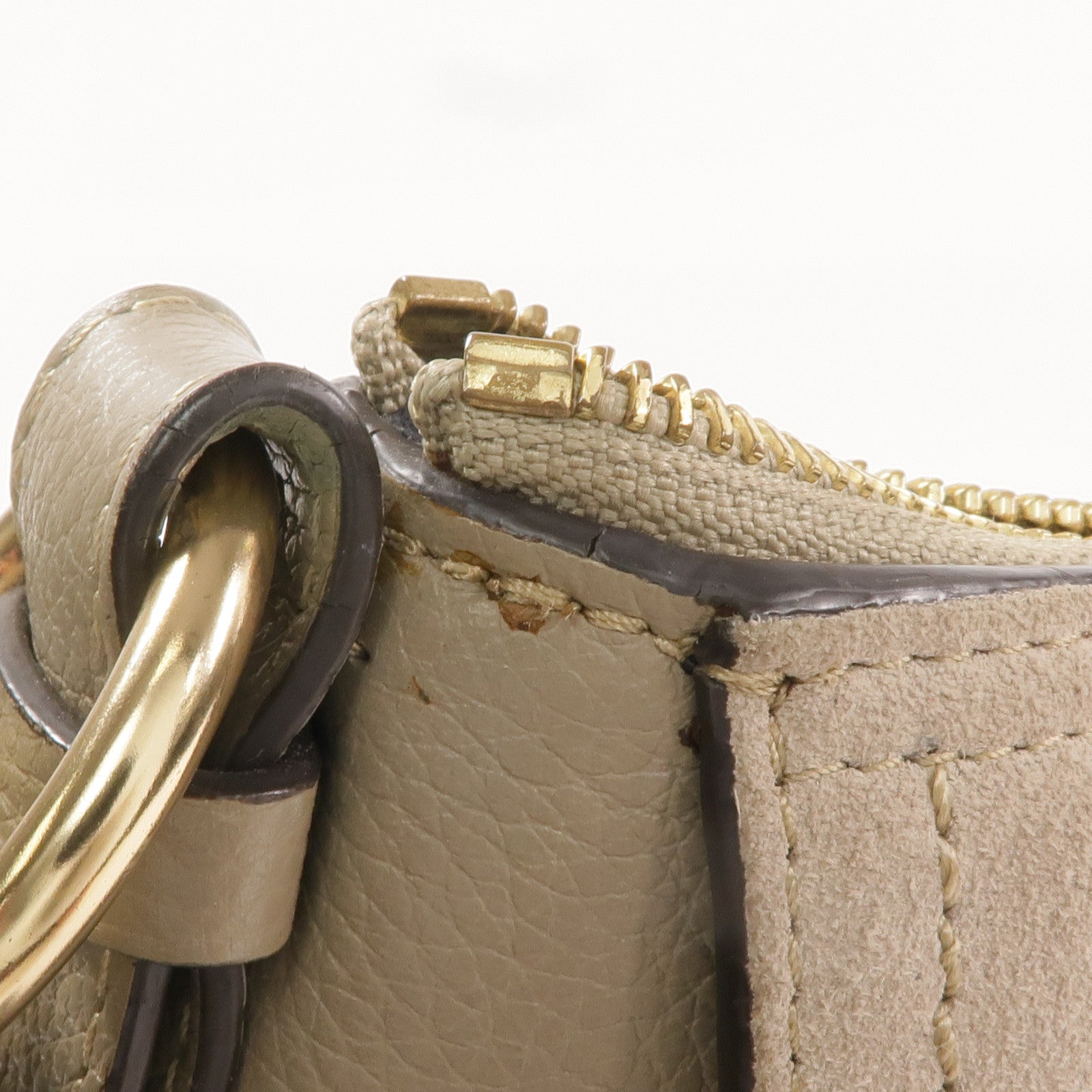 SEE BY CHLOE 牛皮皮革2 Way Shoulder金扣手挽肩背兩用袋