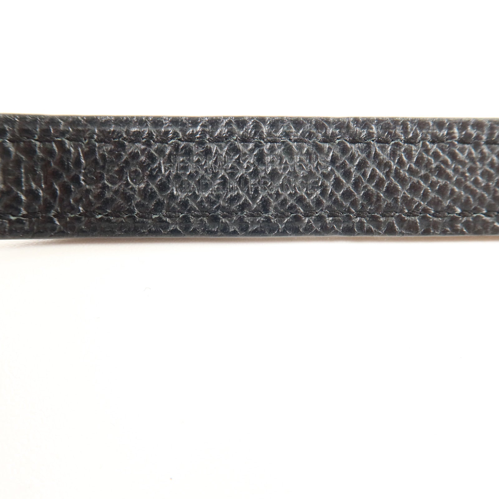 HERMES Epsomp皮革Boucleries Belt 70cm金扣皮帶