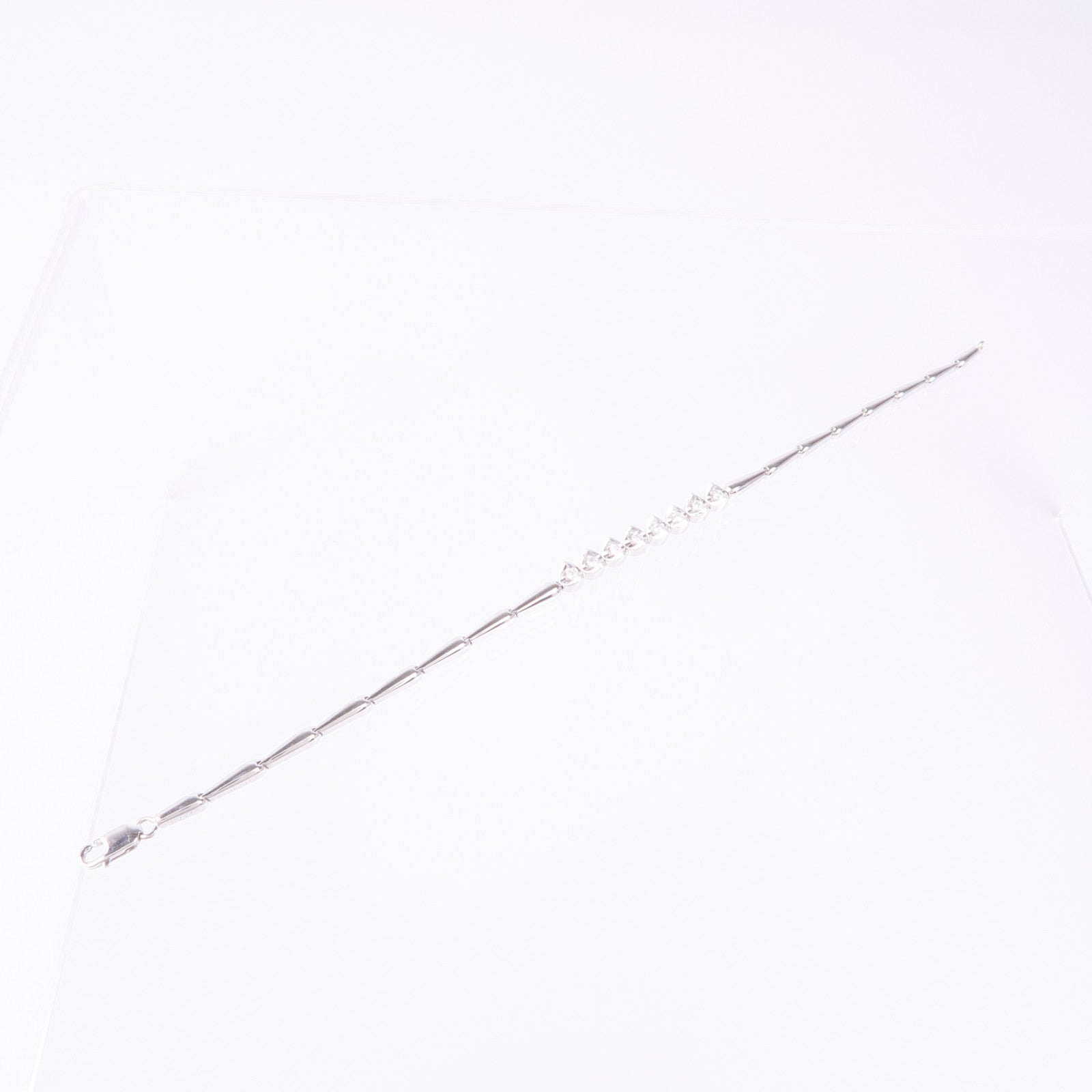 JEWELRY 18K白金Diamond Bracelet鑽石手鏈