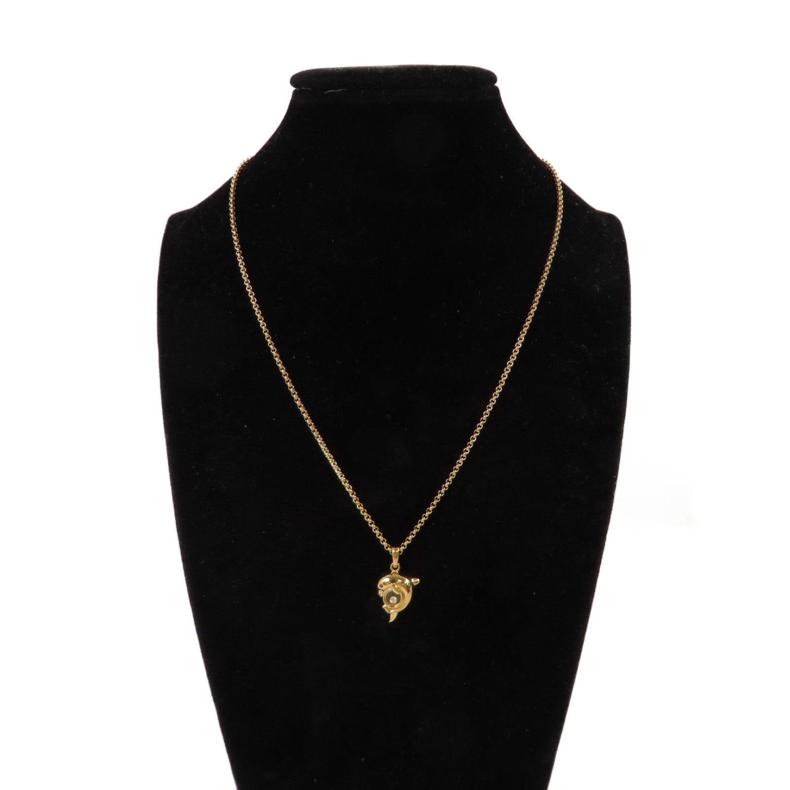 Chopard 【激減優惠】18K黃金/鑽石Happy Diamond Necklace項鍊