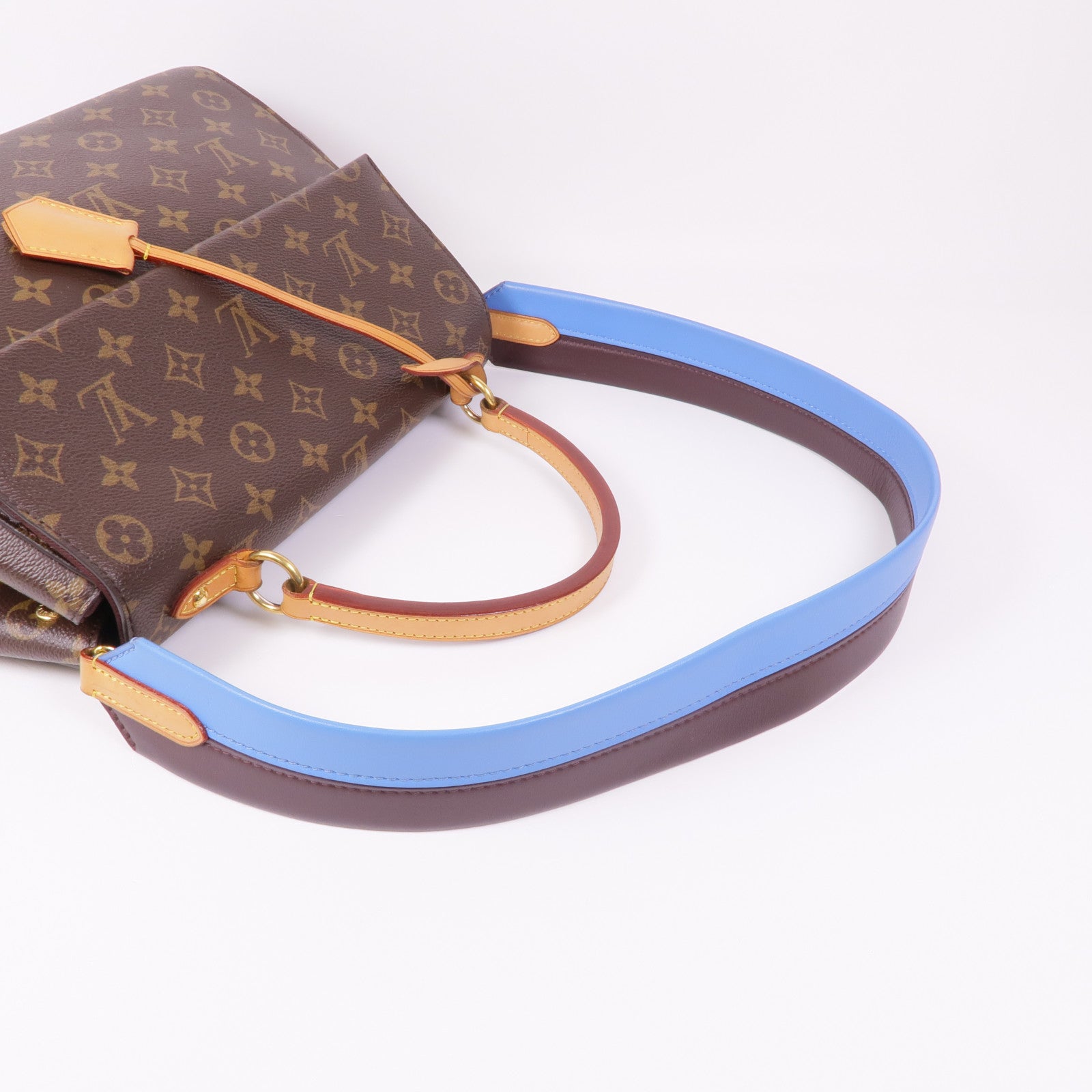 LOUIS VUITTON Monogram Cluny MM金扣手挽肩背兩用袋