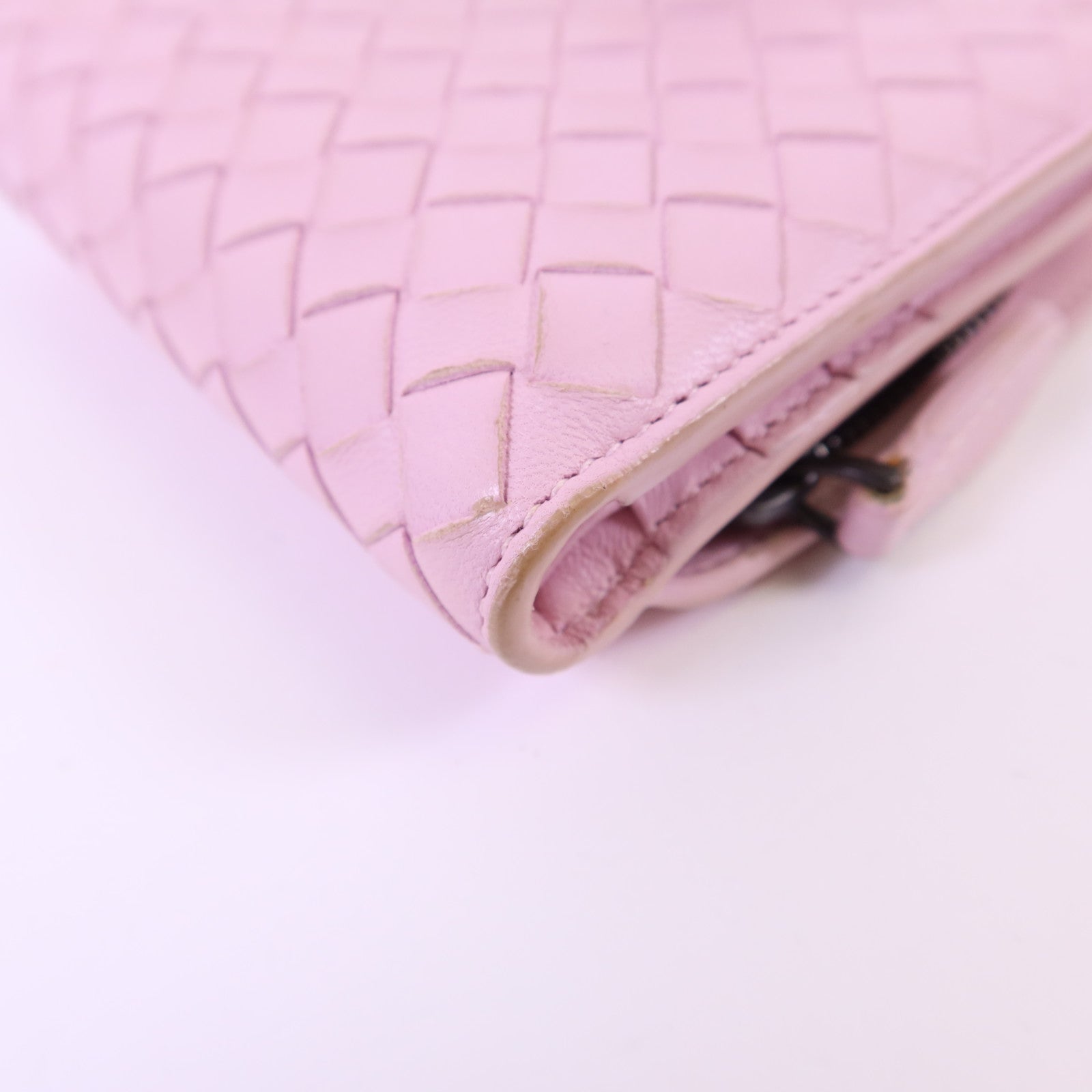 BOTTEGA VENETA 【激減優惠】羊皮皮革Bifold Wallet錢包