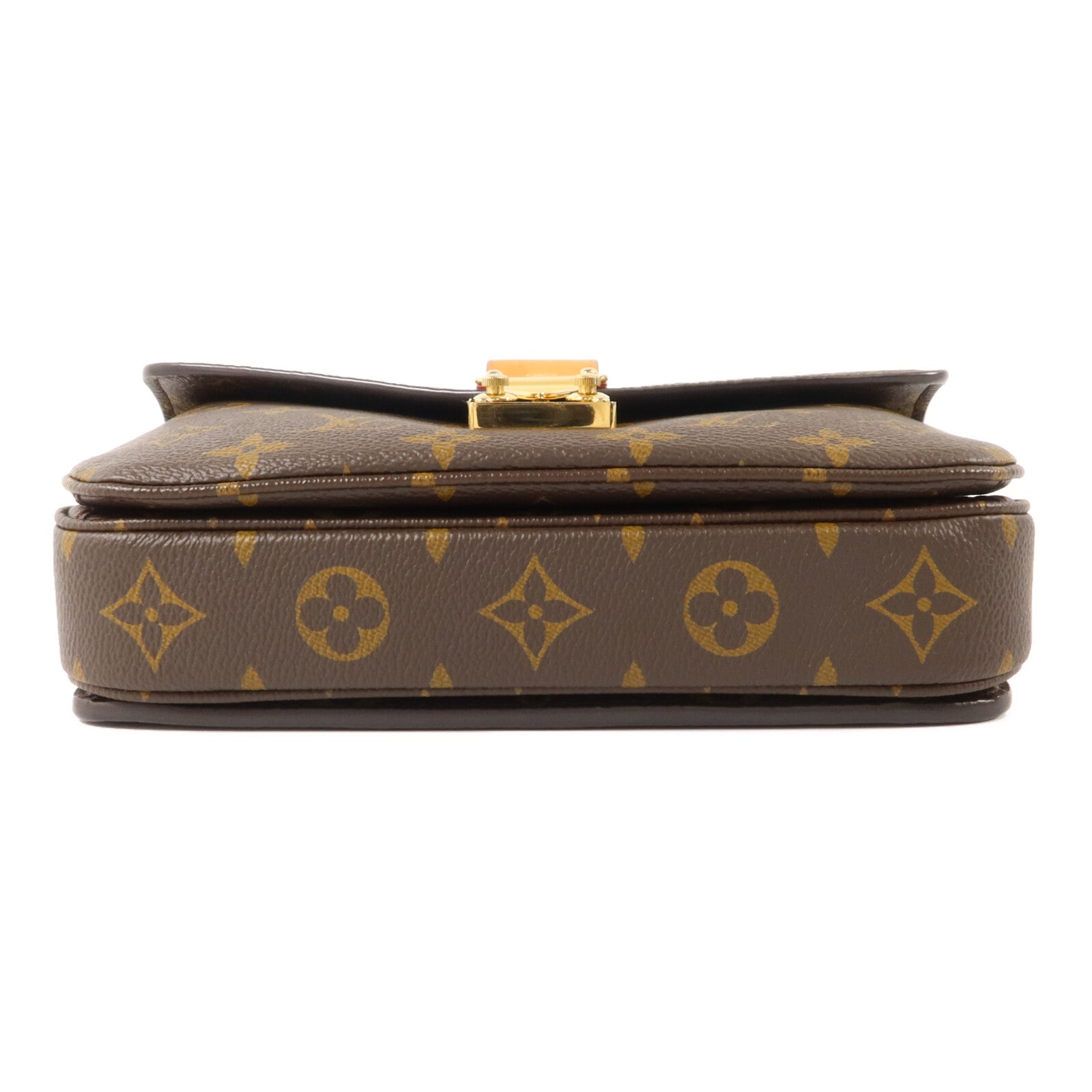 LOUIS VUITTON Monogram Pochette Metis East West金扣手挽肩背兩用袋