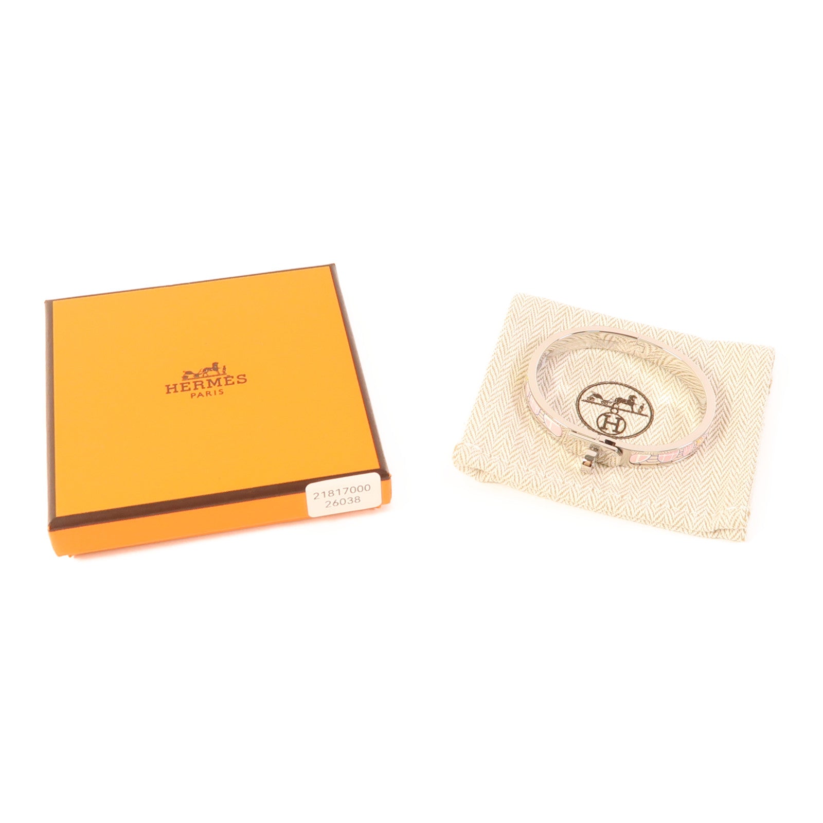 HERMES 金屬/琺瑯Mini Clic Kelly手鐲