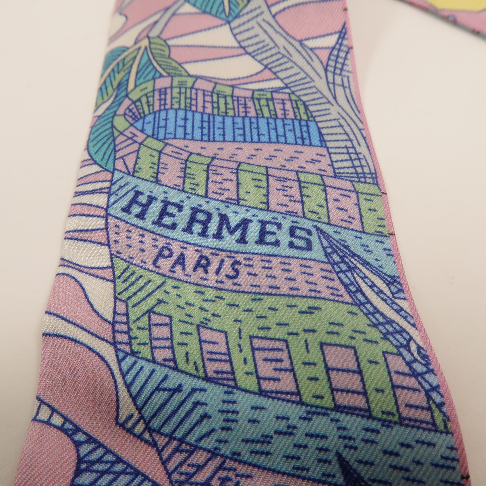 HERMES 絲質Twilly絲巾