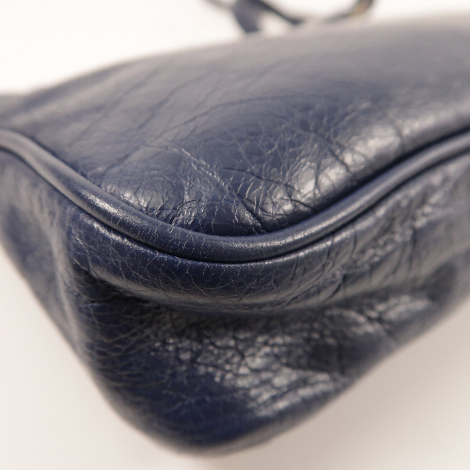 BALENCIAGA 羊皮皮革Mini City金扣肩背袋