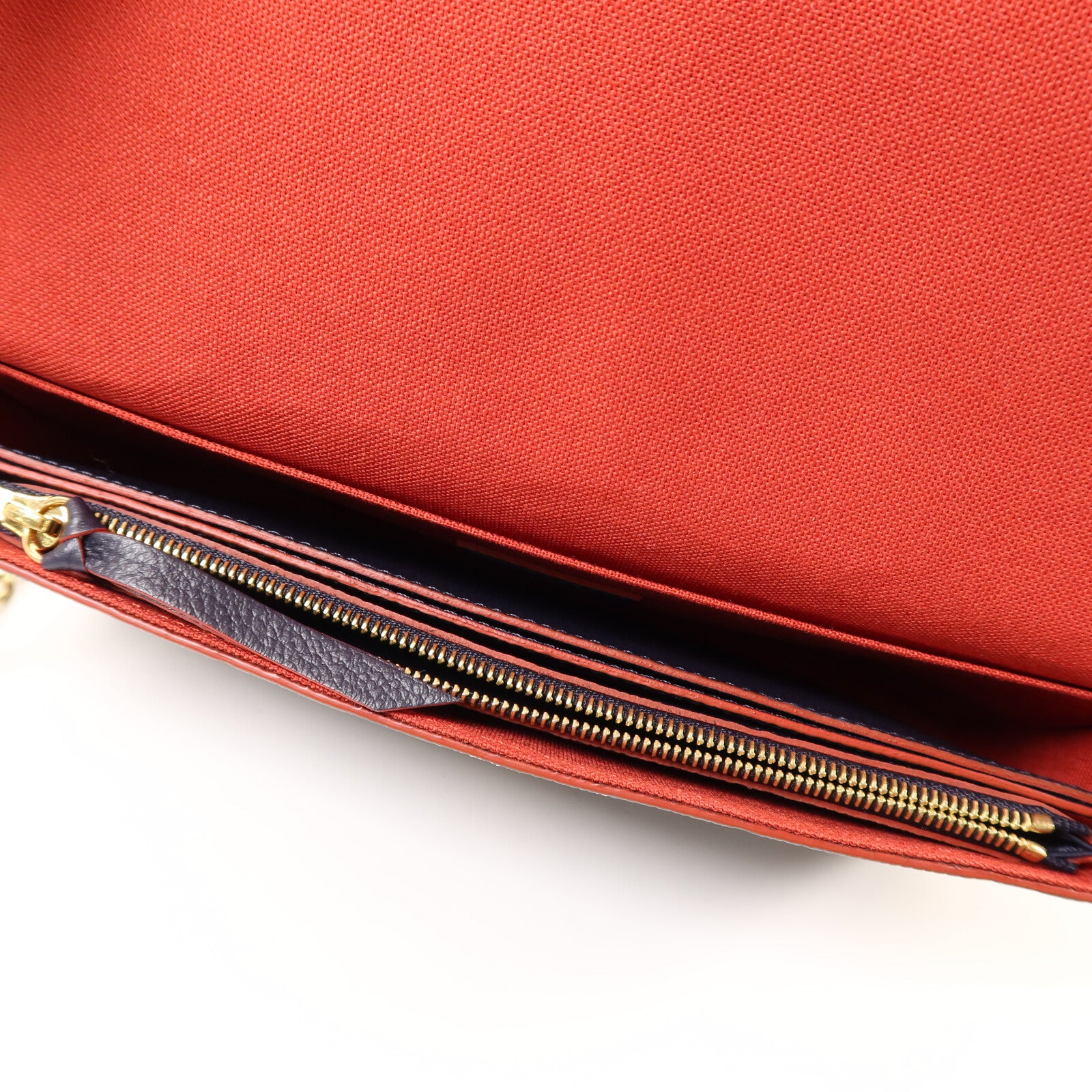 LOUIS VUITTON Monogram Empreinte Pochette Felicie金扣鏈帶肩背袋