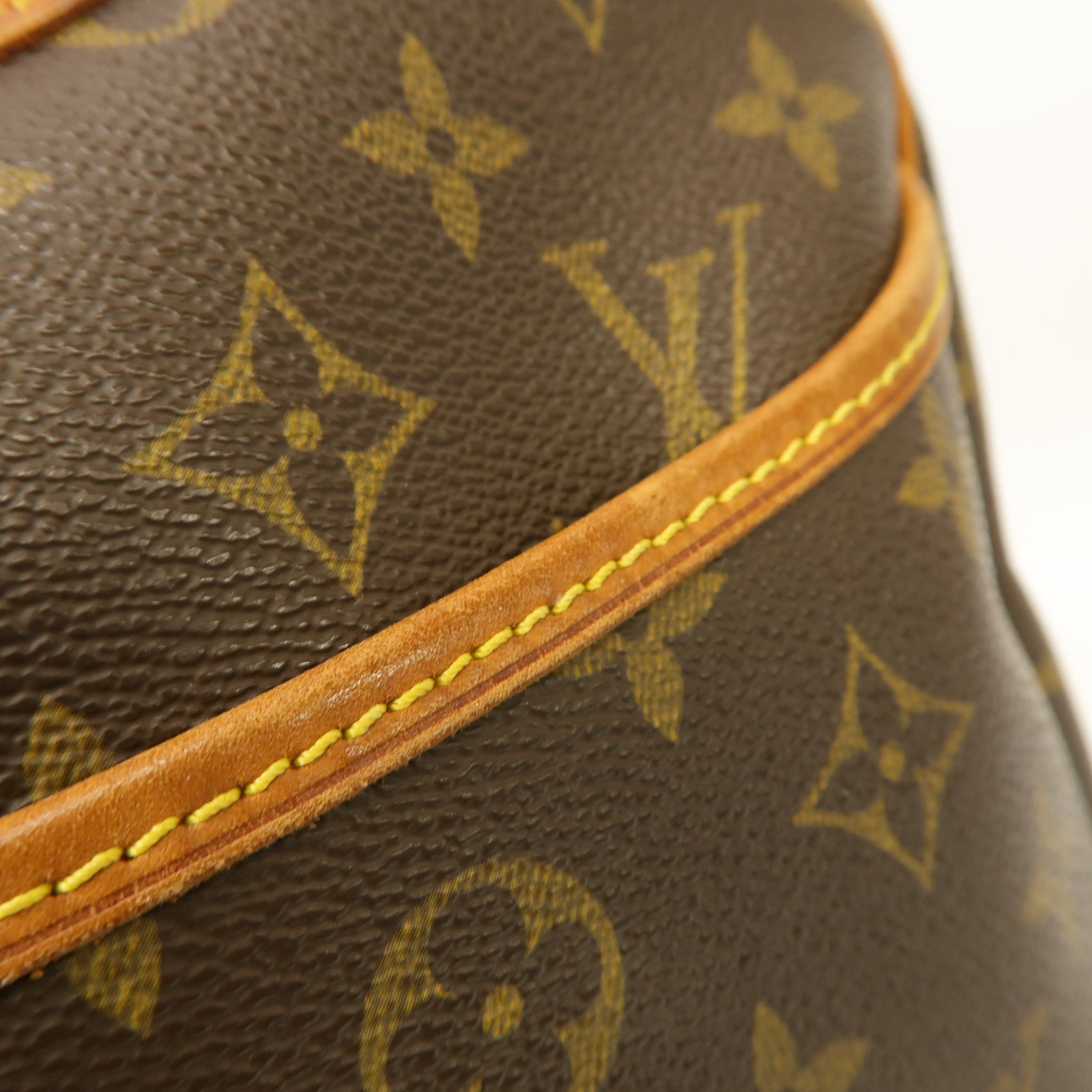 LOUIS VUITTON 【激減優惠】Monogram Hand Bag金扣手挽袋啡色