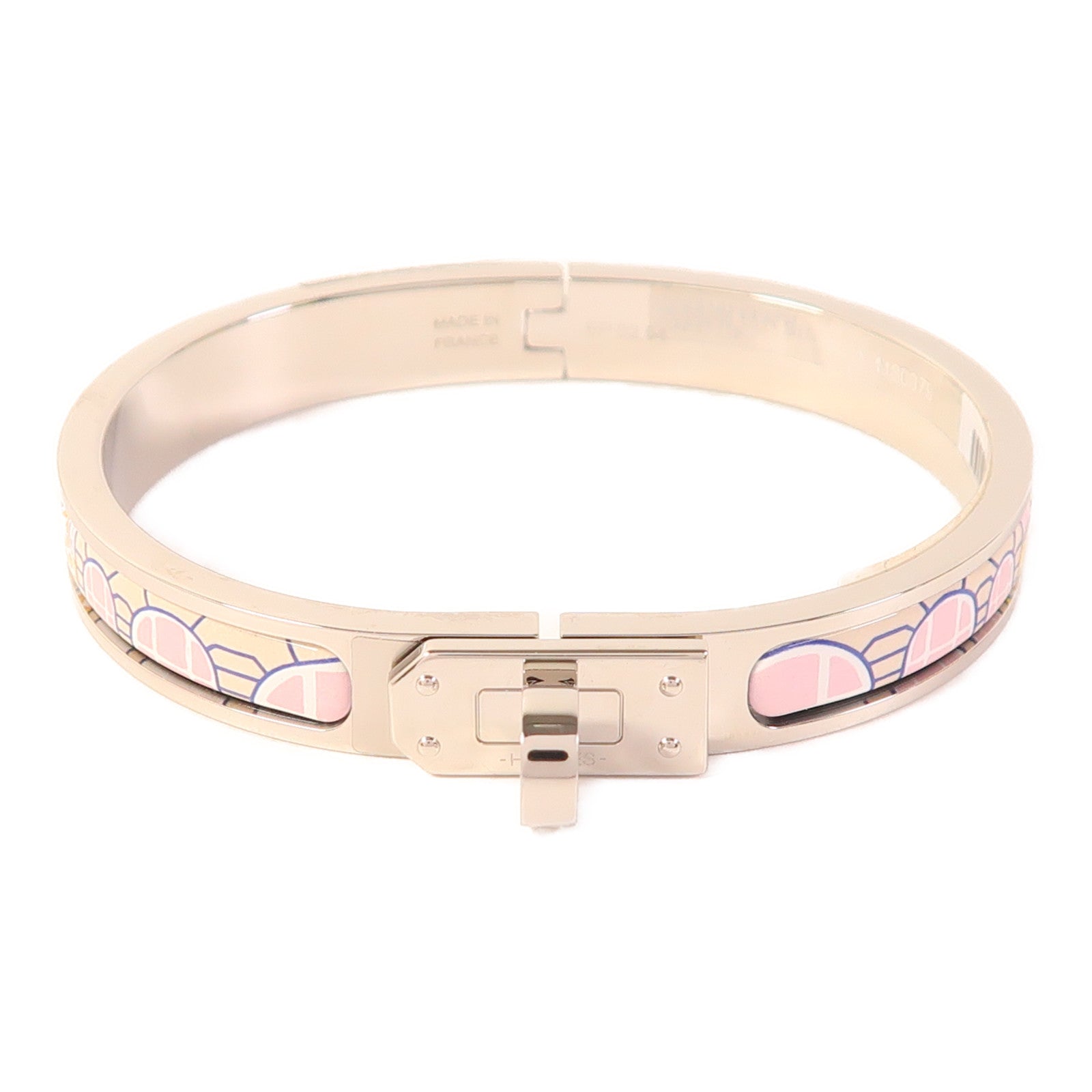 HERMES 金屬/琺瑯Mini Clic Kelly手鐲