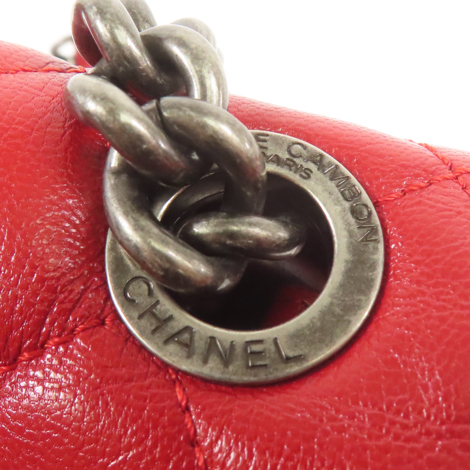 CHANEL 牛皮皮革Shoulder Bag鏈帶肩背袋