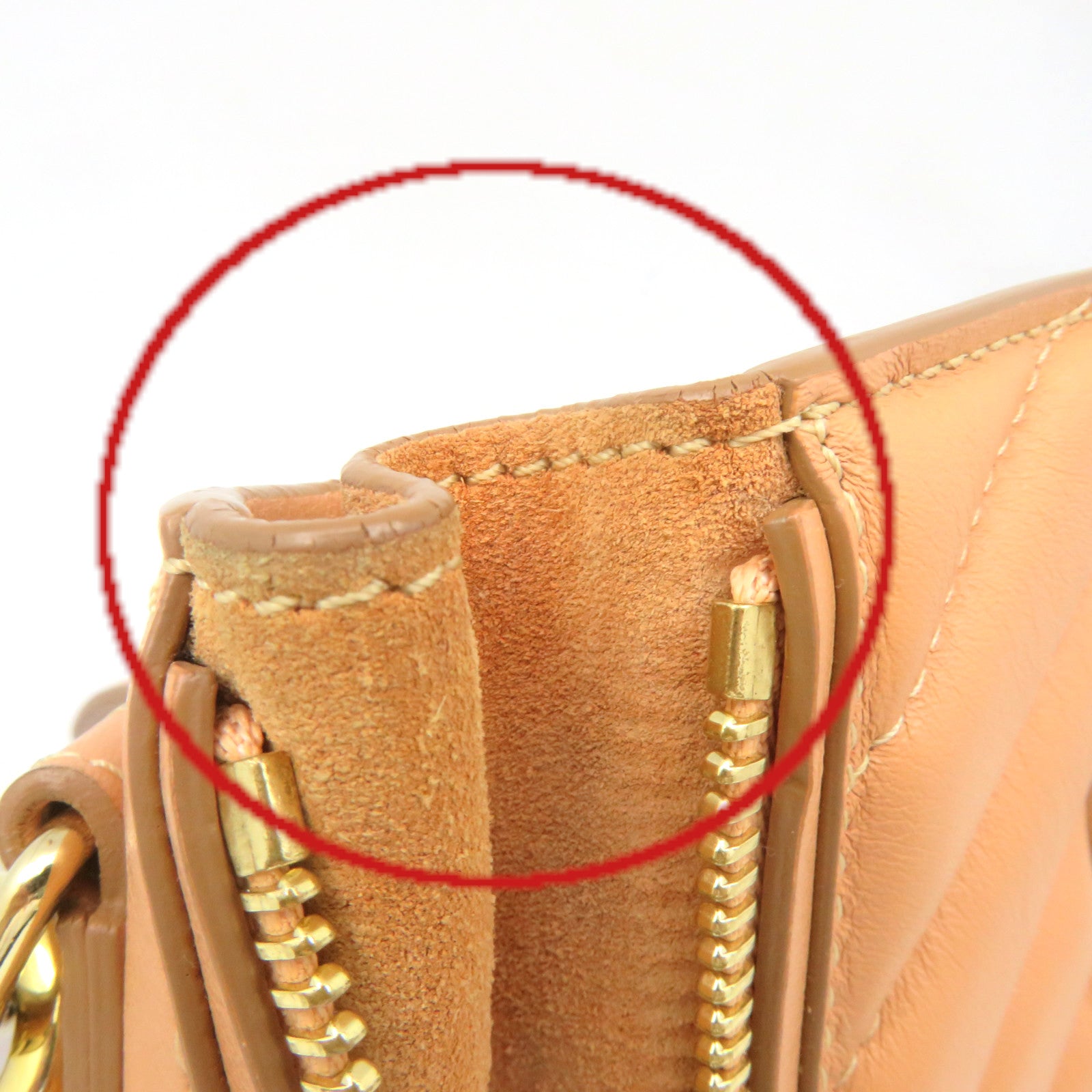 Chloe cowhide leather Backpack shoulder bag dual-use bag brown