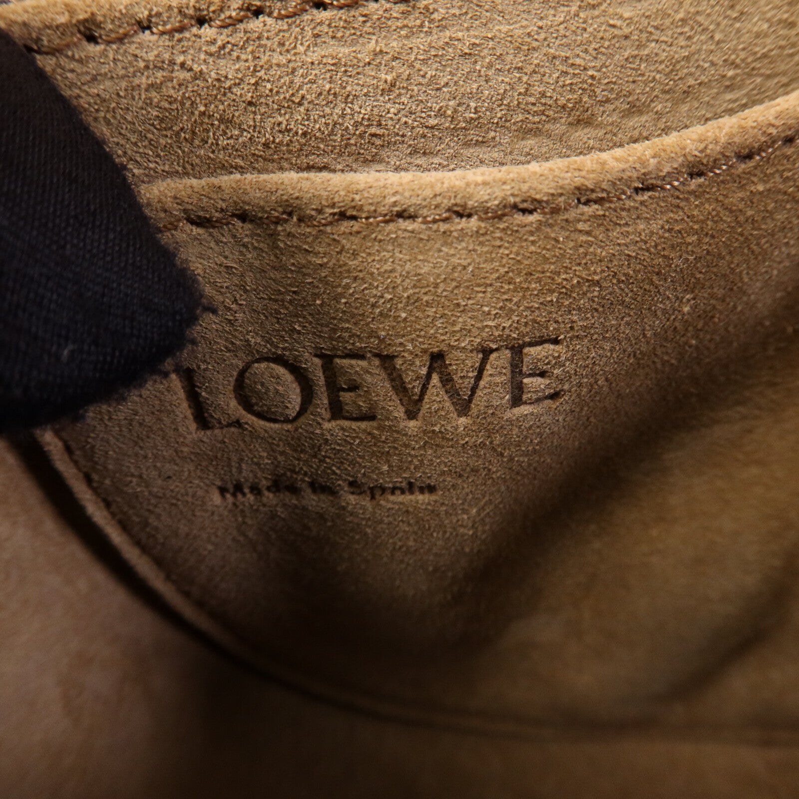 LOEWE 牛皮皮革Mini Gate Dual金扣肩背袋