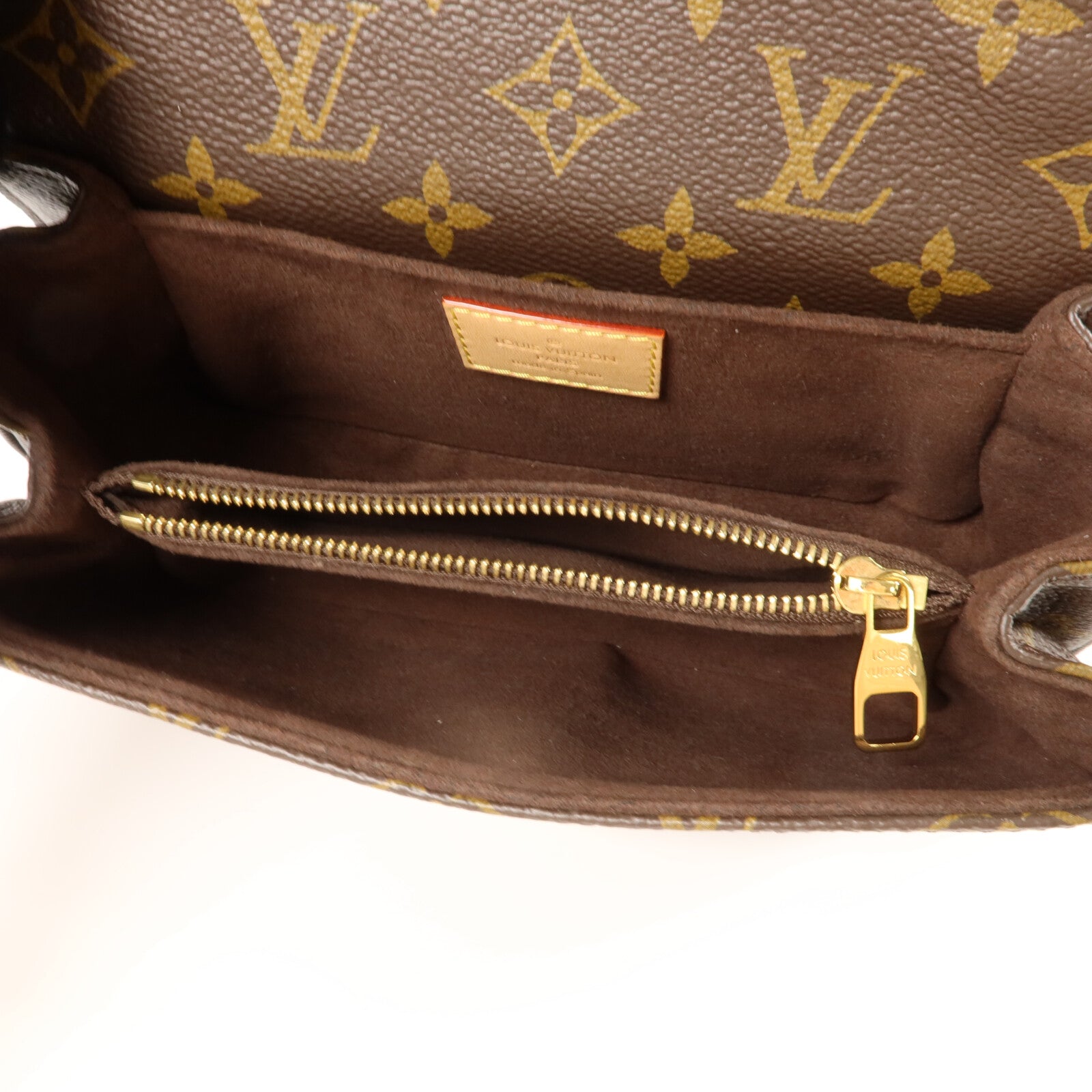 LOUIS VUITTON Monogram Pochette Metis East West金扣手挽肩背兩用袋
